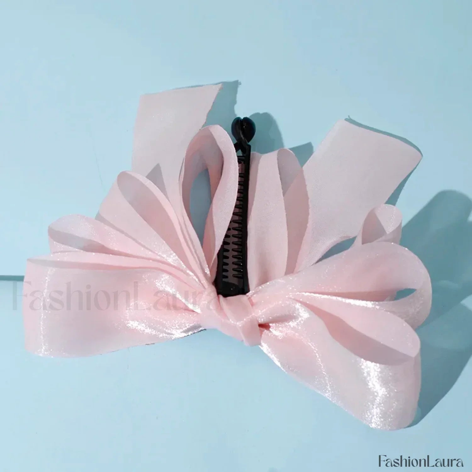 New Banana Clip Double Layer Horsetail Christmas Hair Accessory