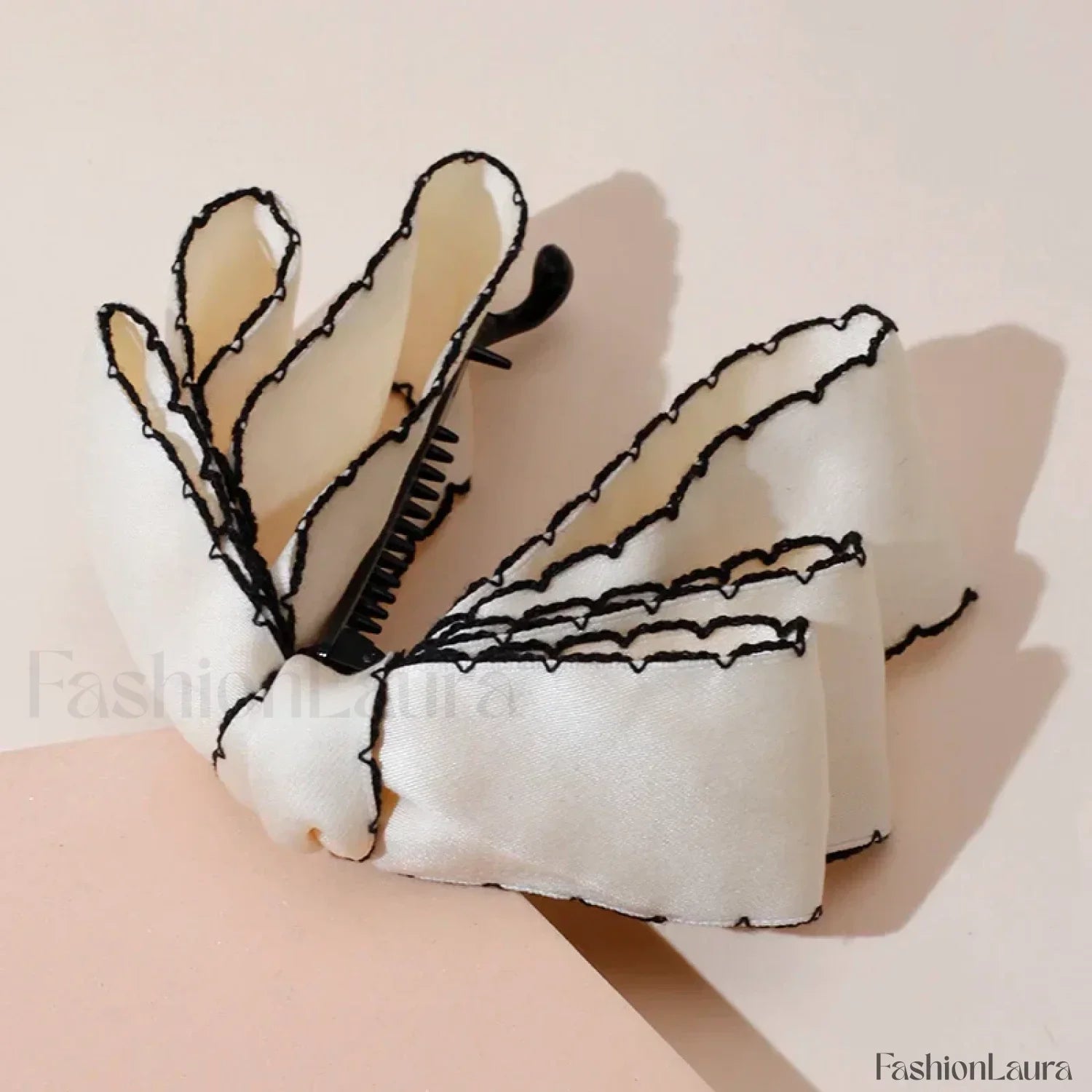 New Banana Clip Double Layer Horsetail Christmas Hair Accessory