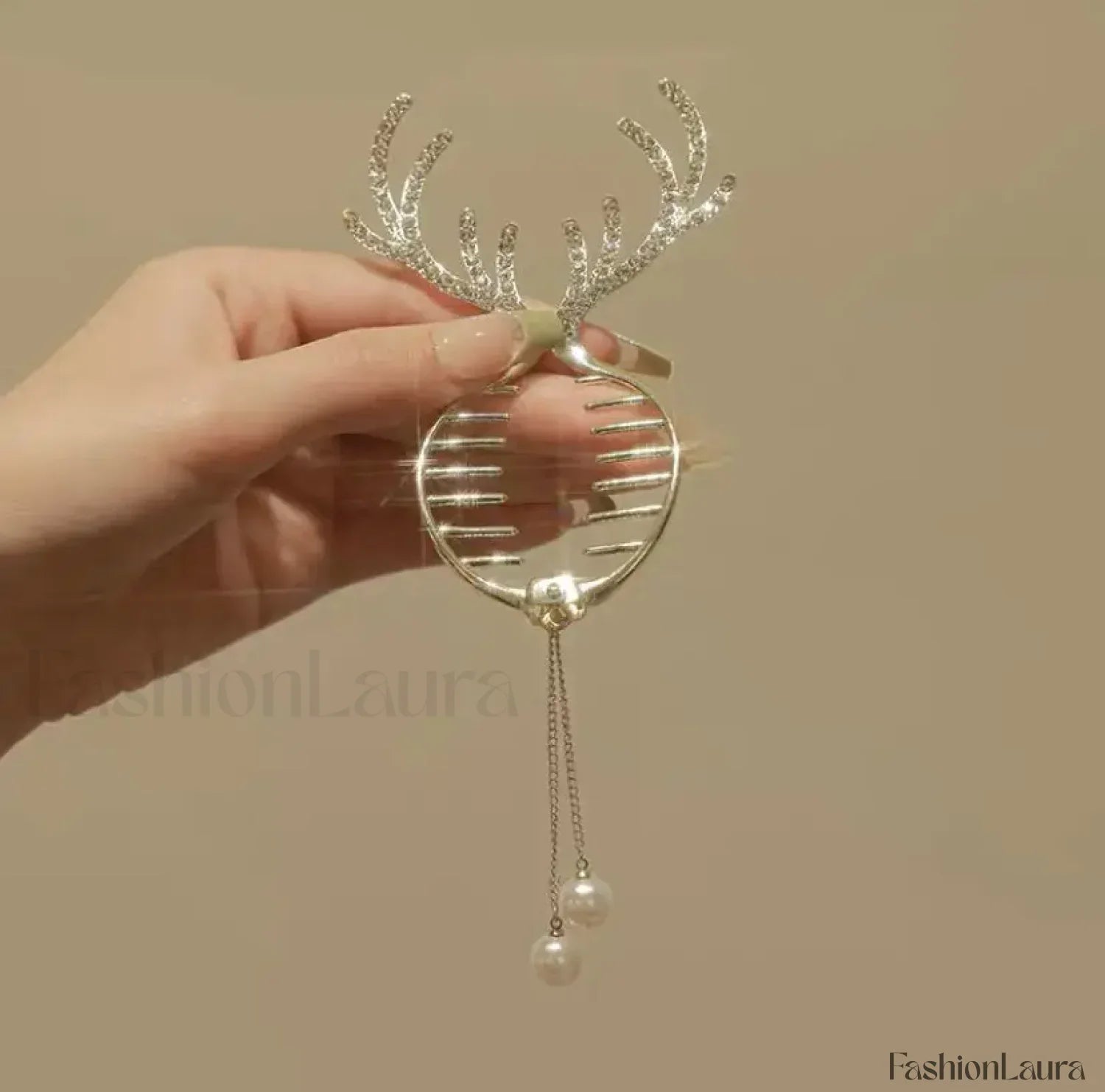 New Festival Christmas Elk Horn Tassel Golden Fashion Christmas Hair Accessory