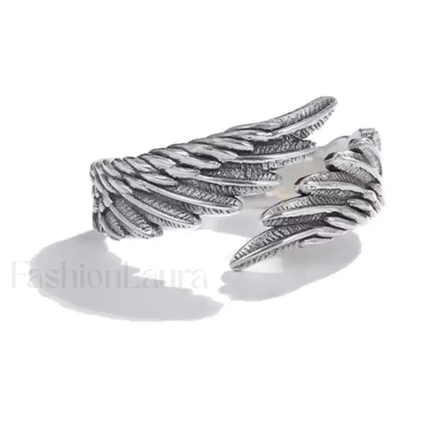 New Goth Black Angel Demon Retro Stainless Couple Punk Jewelry Gift Ring