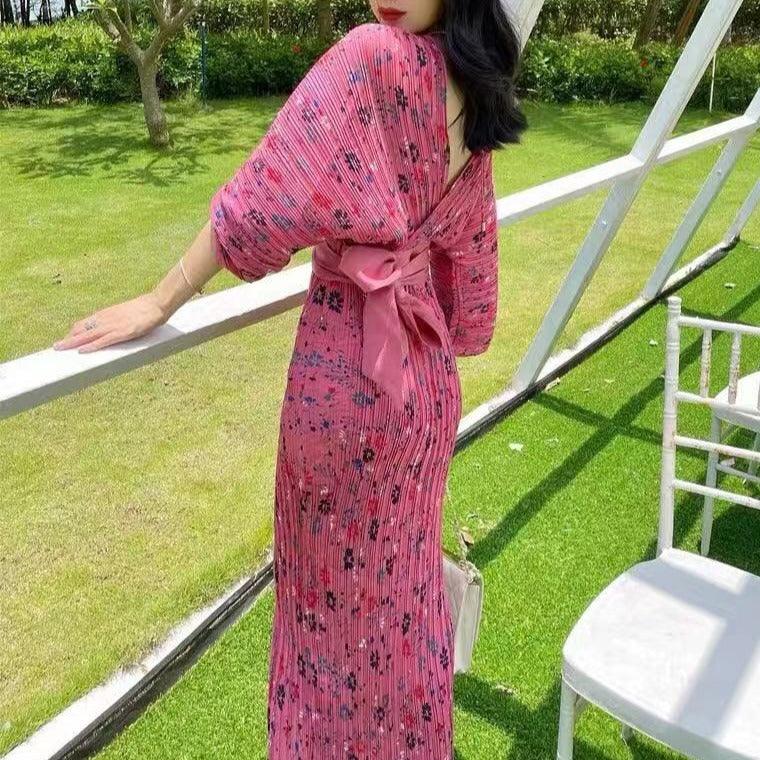 Nichele Belted Maxi Dress