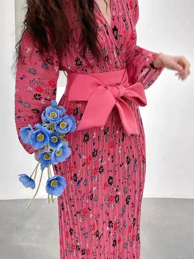 Nichele Belted Maxi Dress