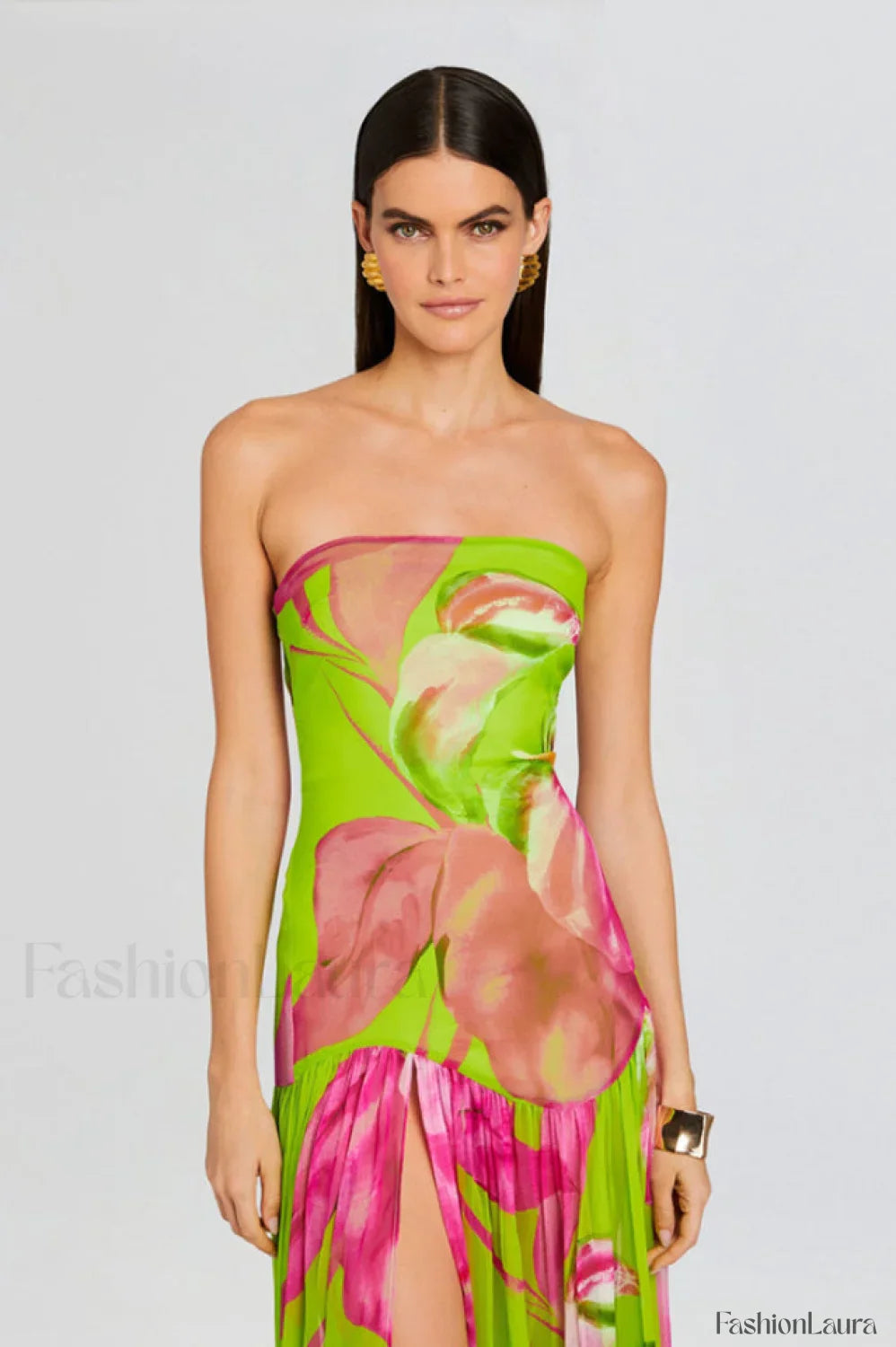 Nicole Silk Stylish Chiffon Dress