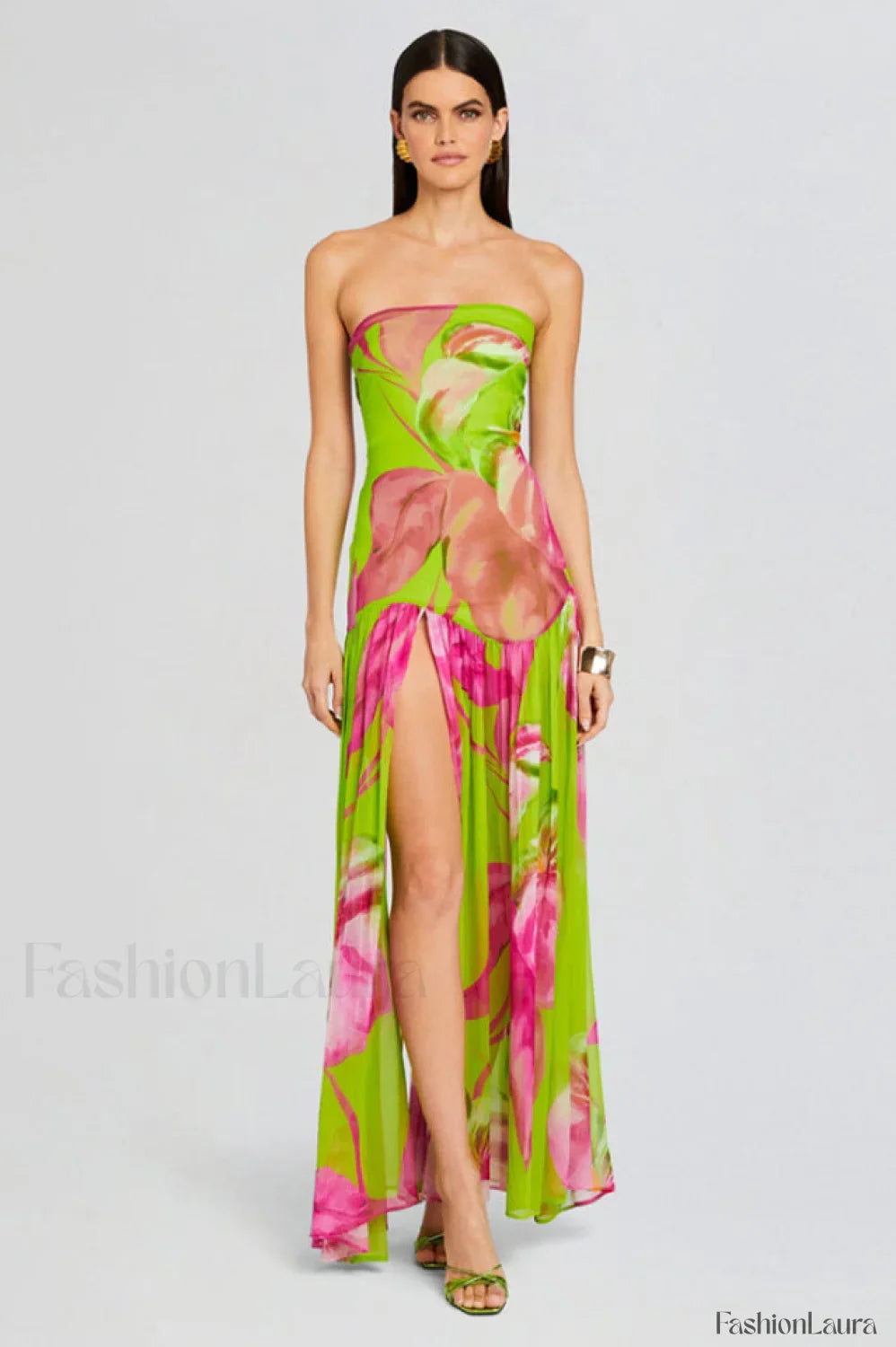 Nicole Silk Stylish Chiffon Dress