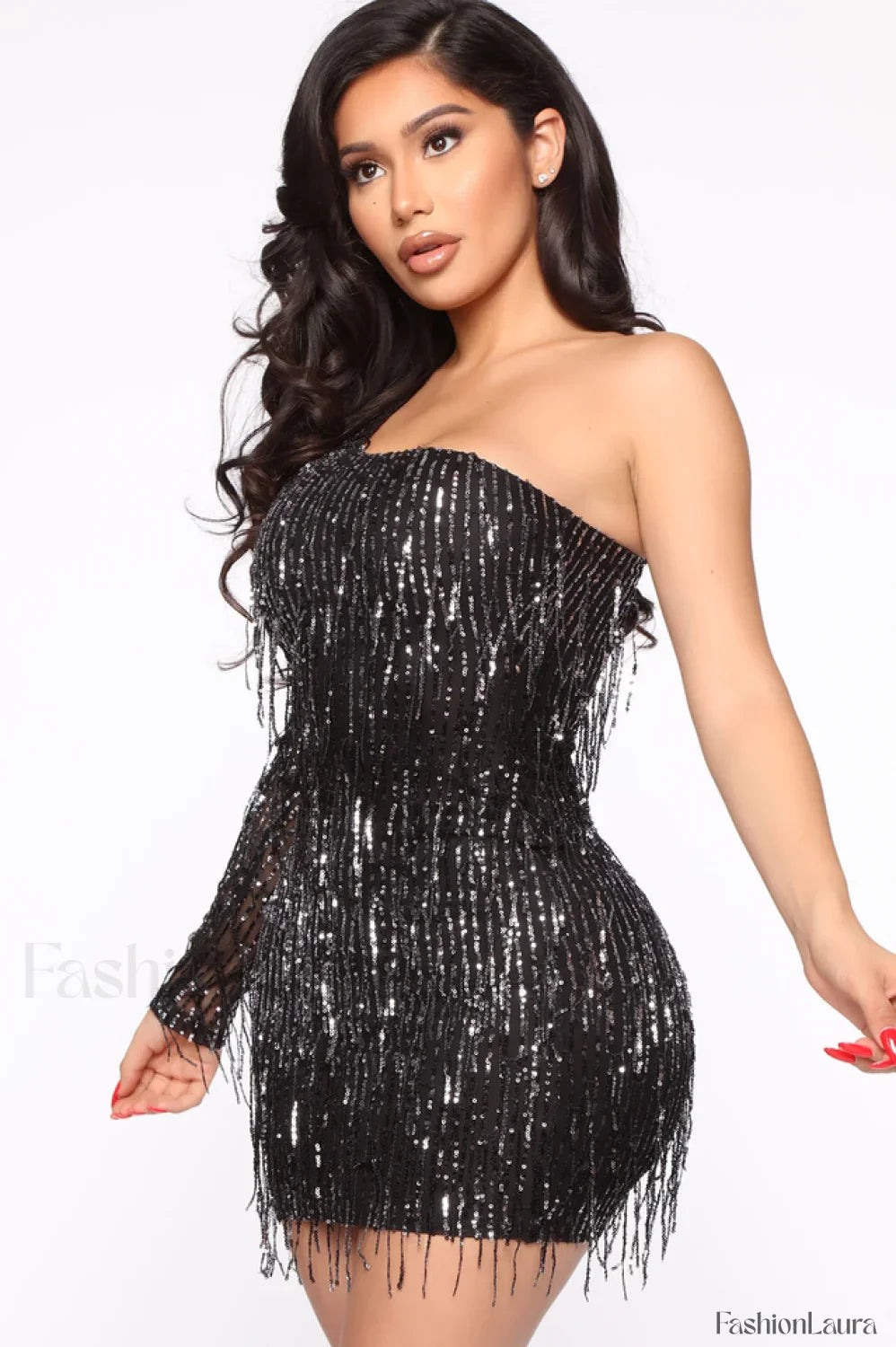 No Strings Attached Charming Sequin Mini Dress