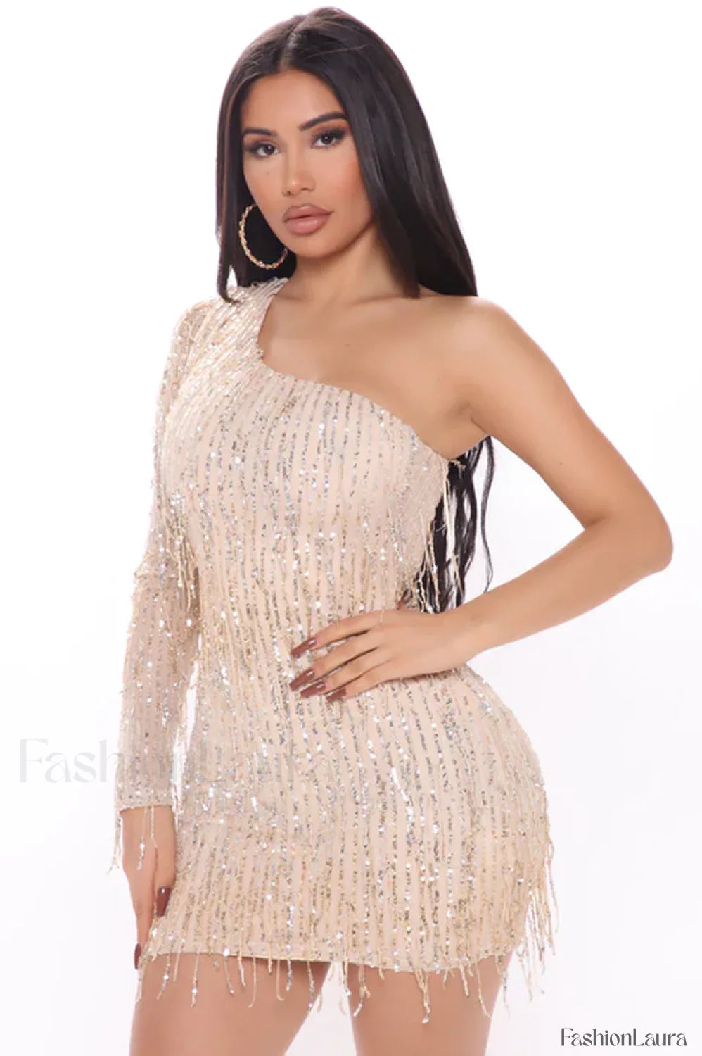No Strings Attached Charming Sequin Mini Dress