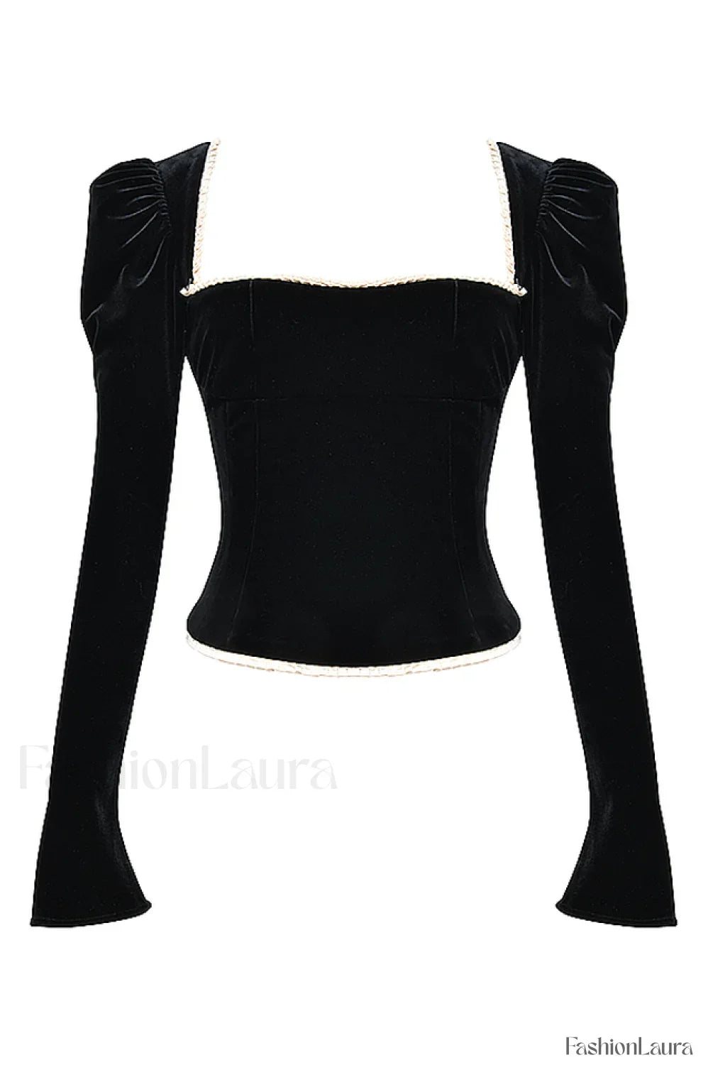 Noa Black Stylish Velvet Corset