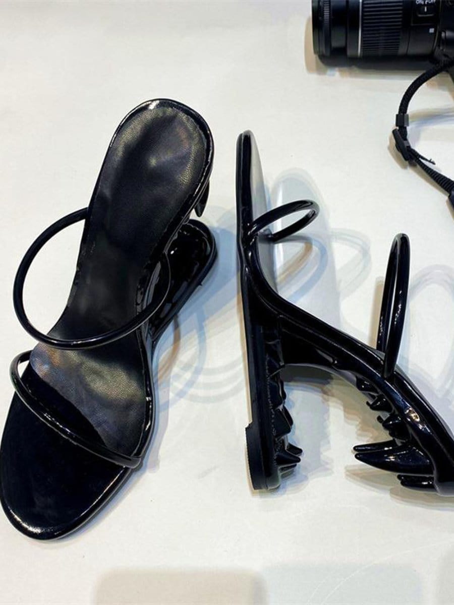 Noah Narrow Band Peep Toe Heel