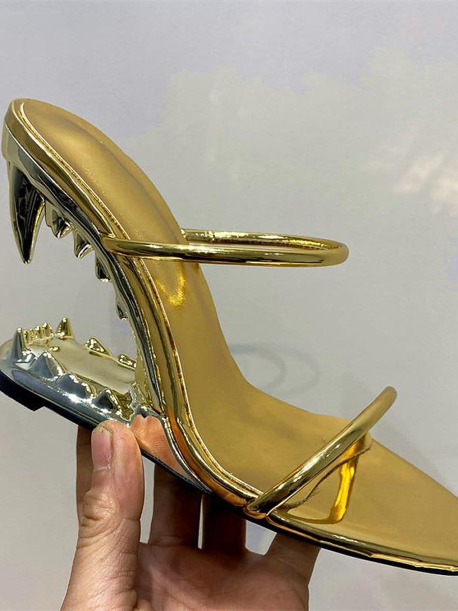 Noah Narrow Band Peep Toe Heel