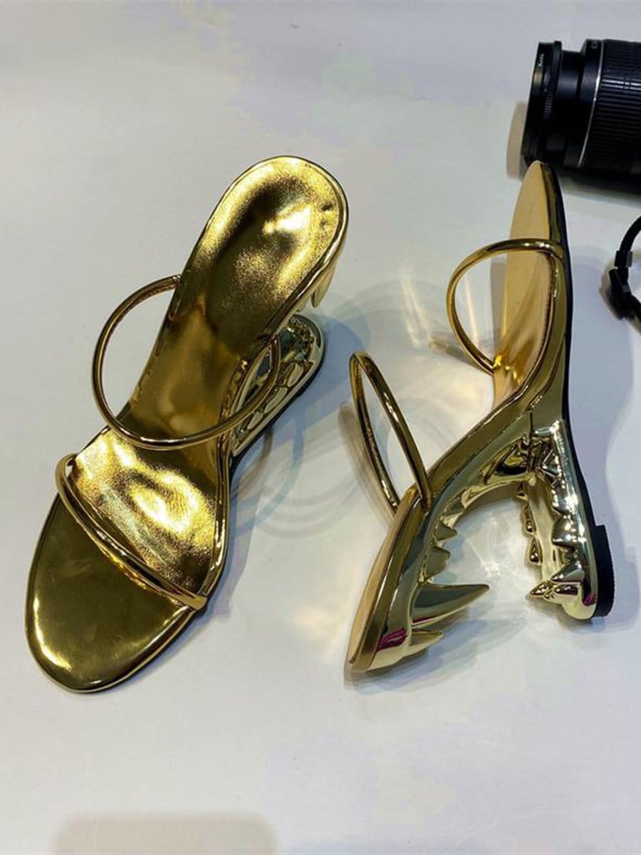 Noah Narrow Band Peep Toe Heel