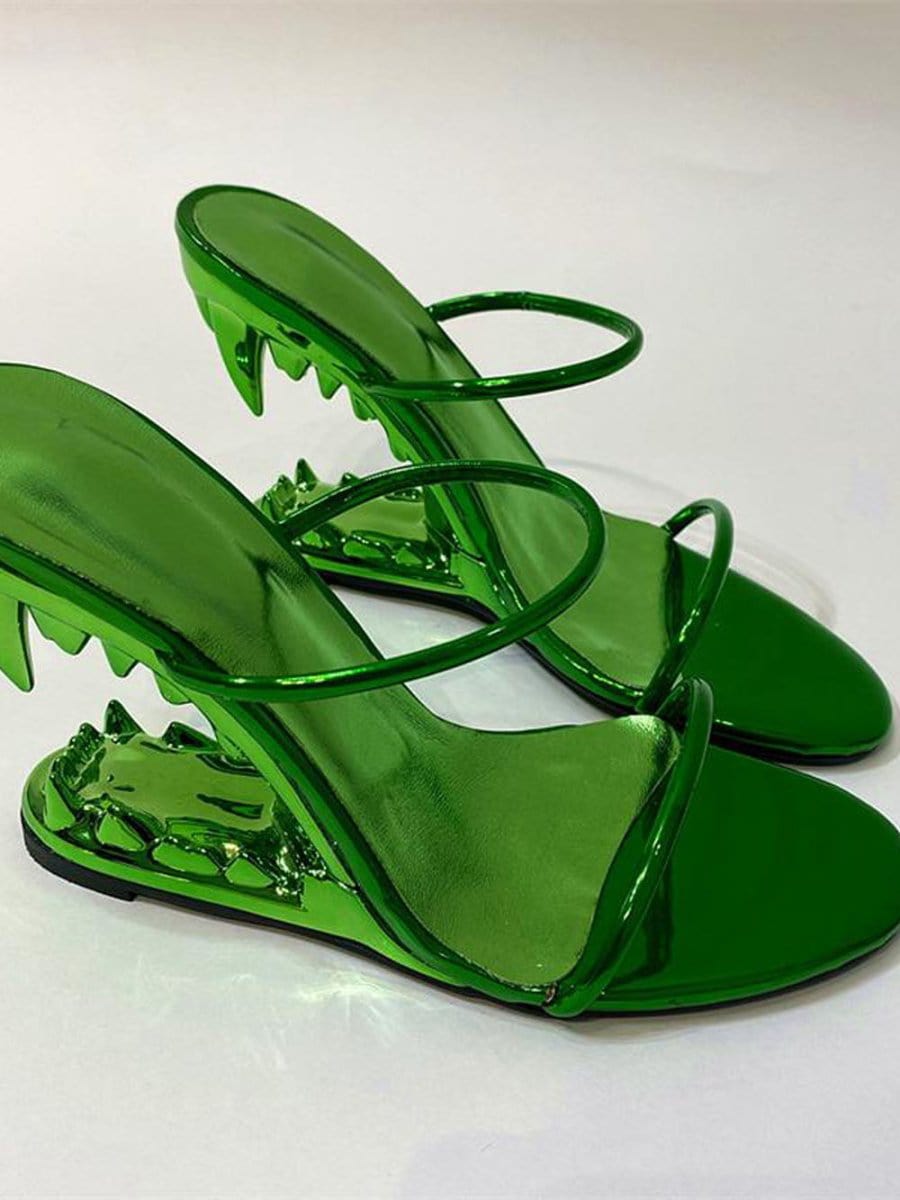 Noah Narrow Band Peep Toe Heel