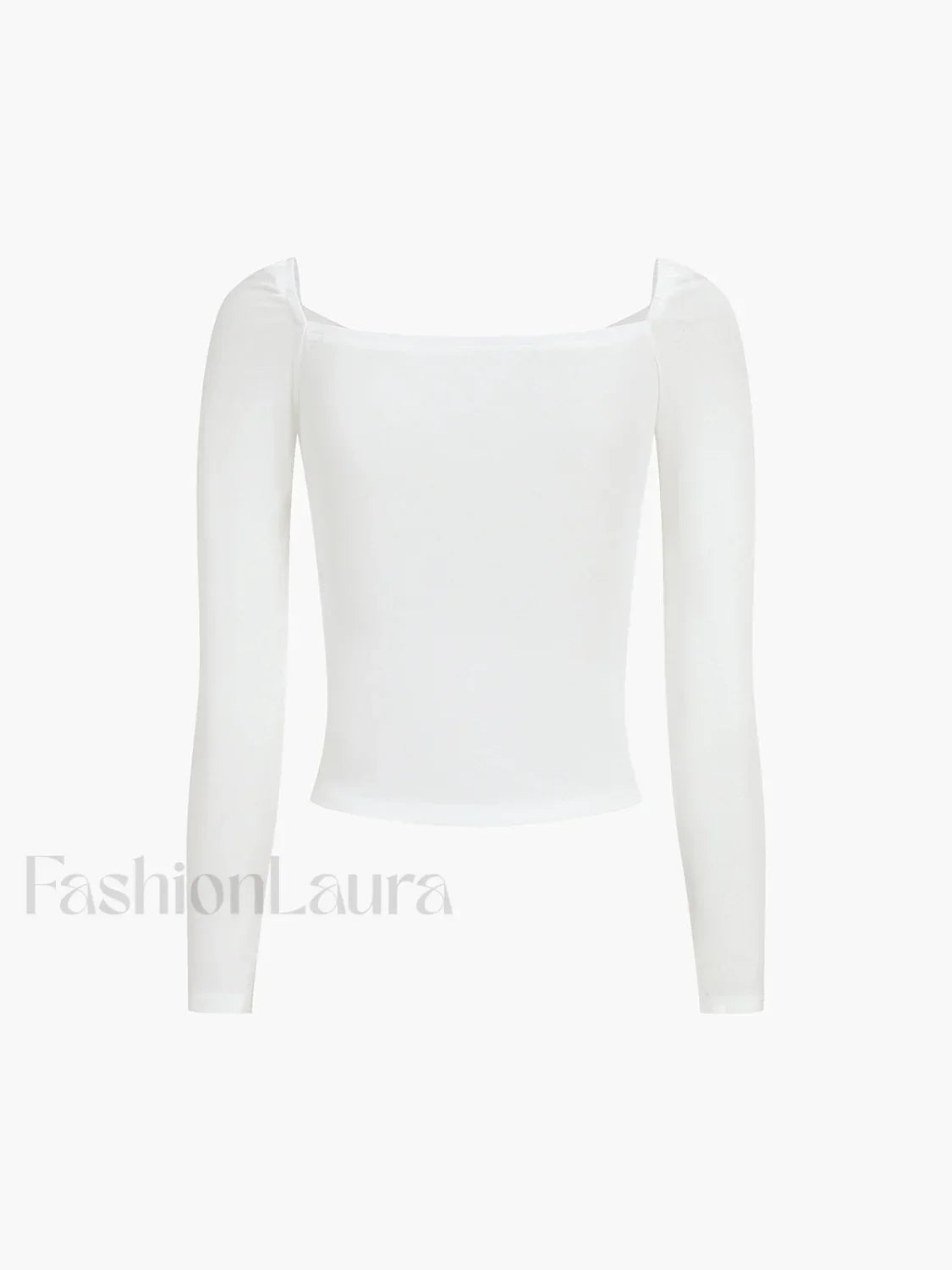 Nostalgia Ruched Graceful Long Sleeve Shirt