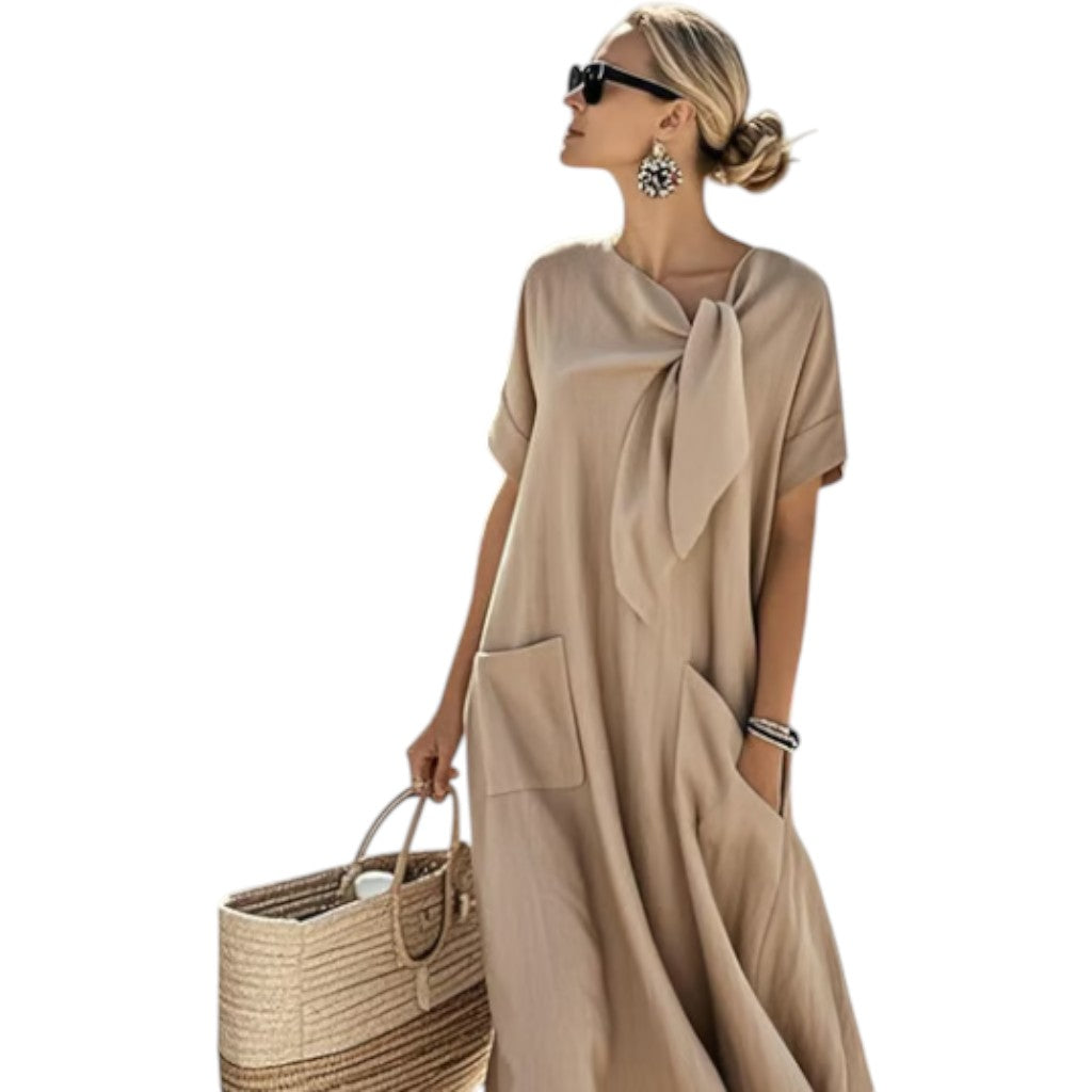Jaira | Stylish Dress Khaki