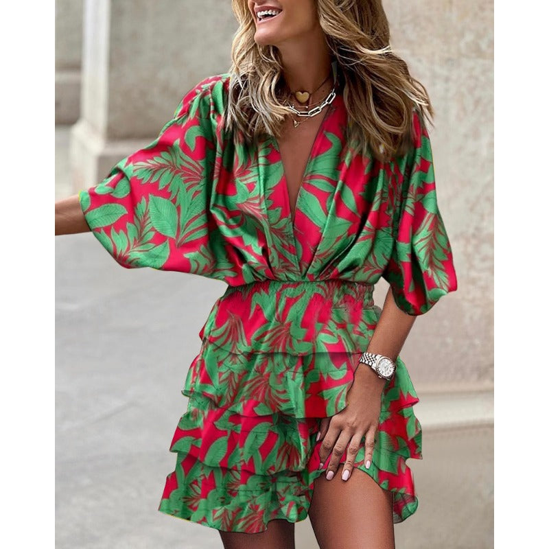 Clara Elevated Floral Summer Dress Occasion Wear