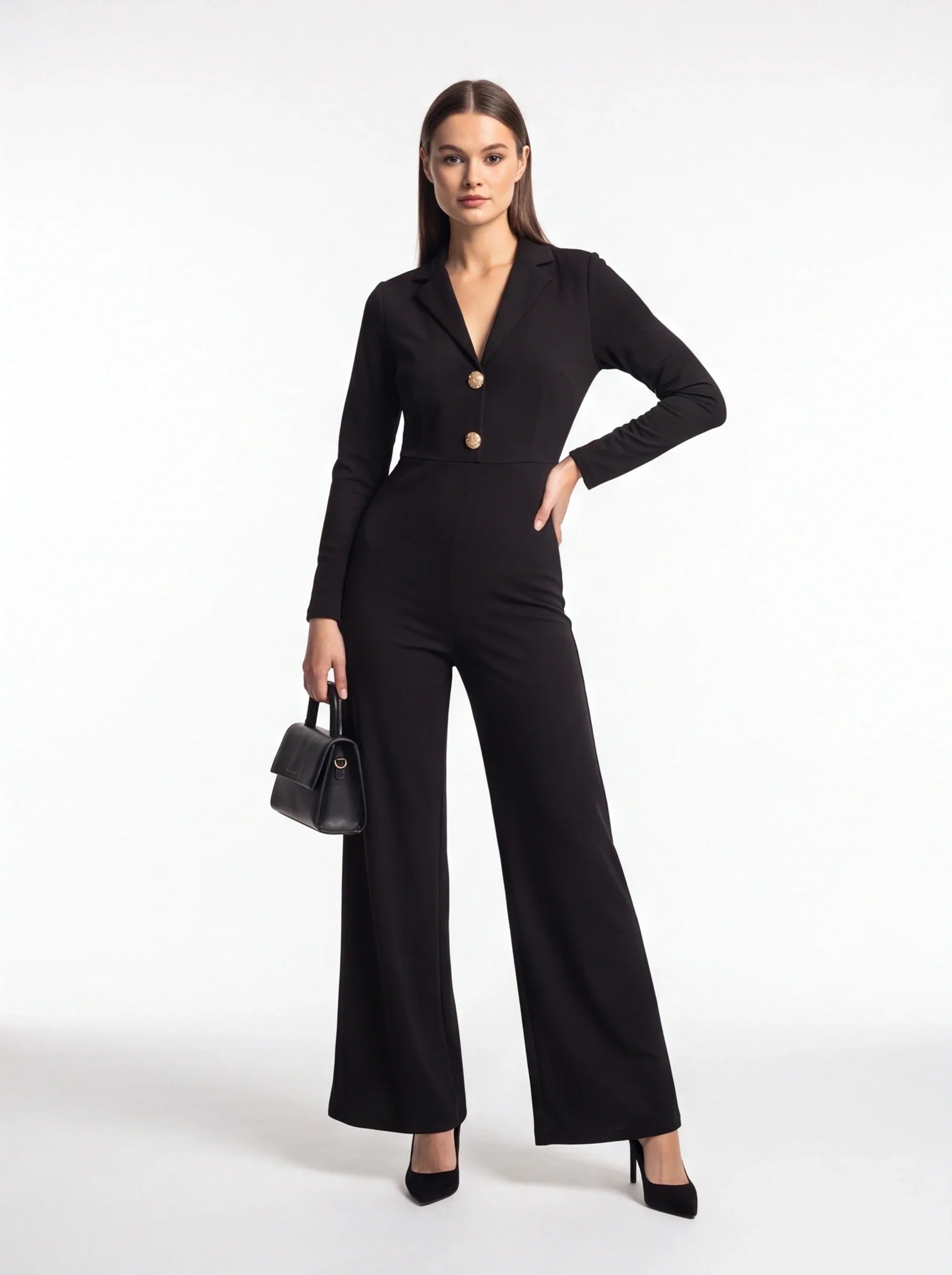 Stylish Wide-Leg Jumpsuit for Women | Comfortable & Versatile Fit