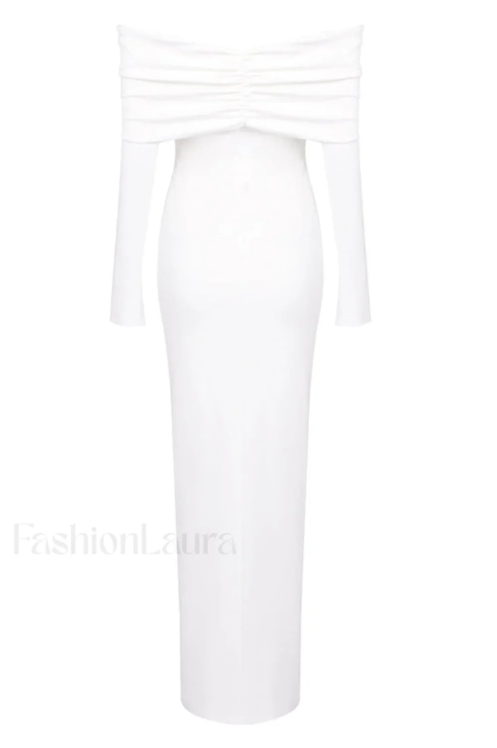 Off Shoulder Bodycon Charming Bardot Midi Dress