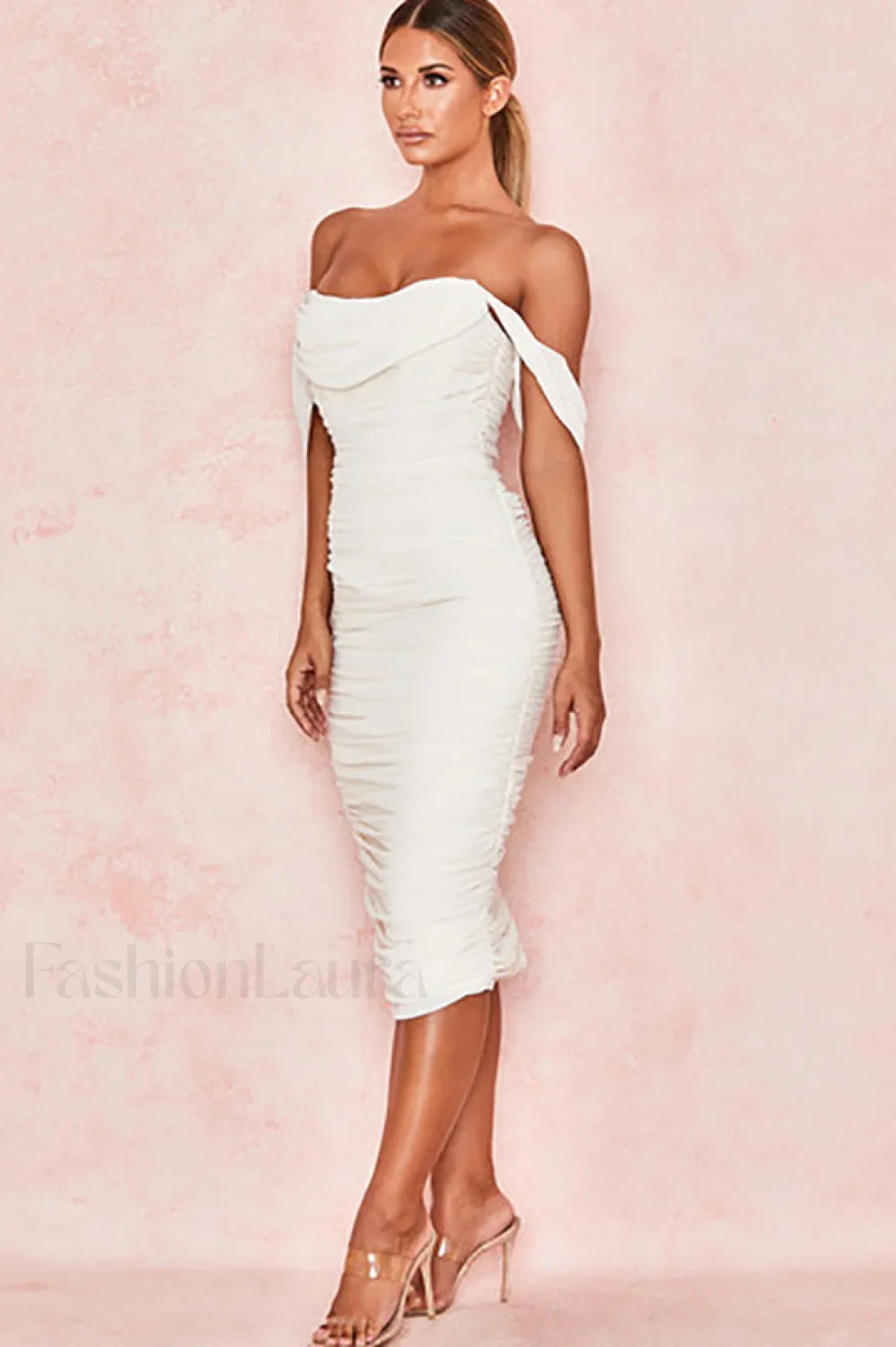 Off Shoulder Stylish Bodycon Dress