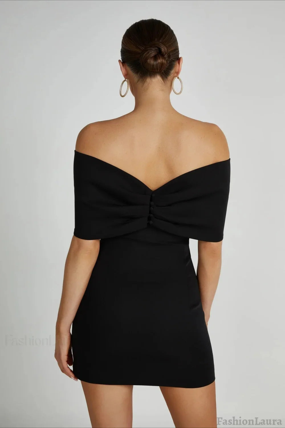 Off-the-shoulder Bodycon Cocktail Dress