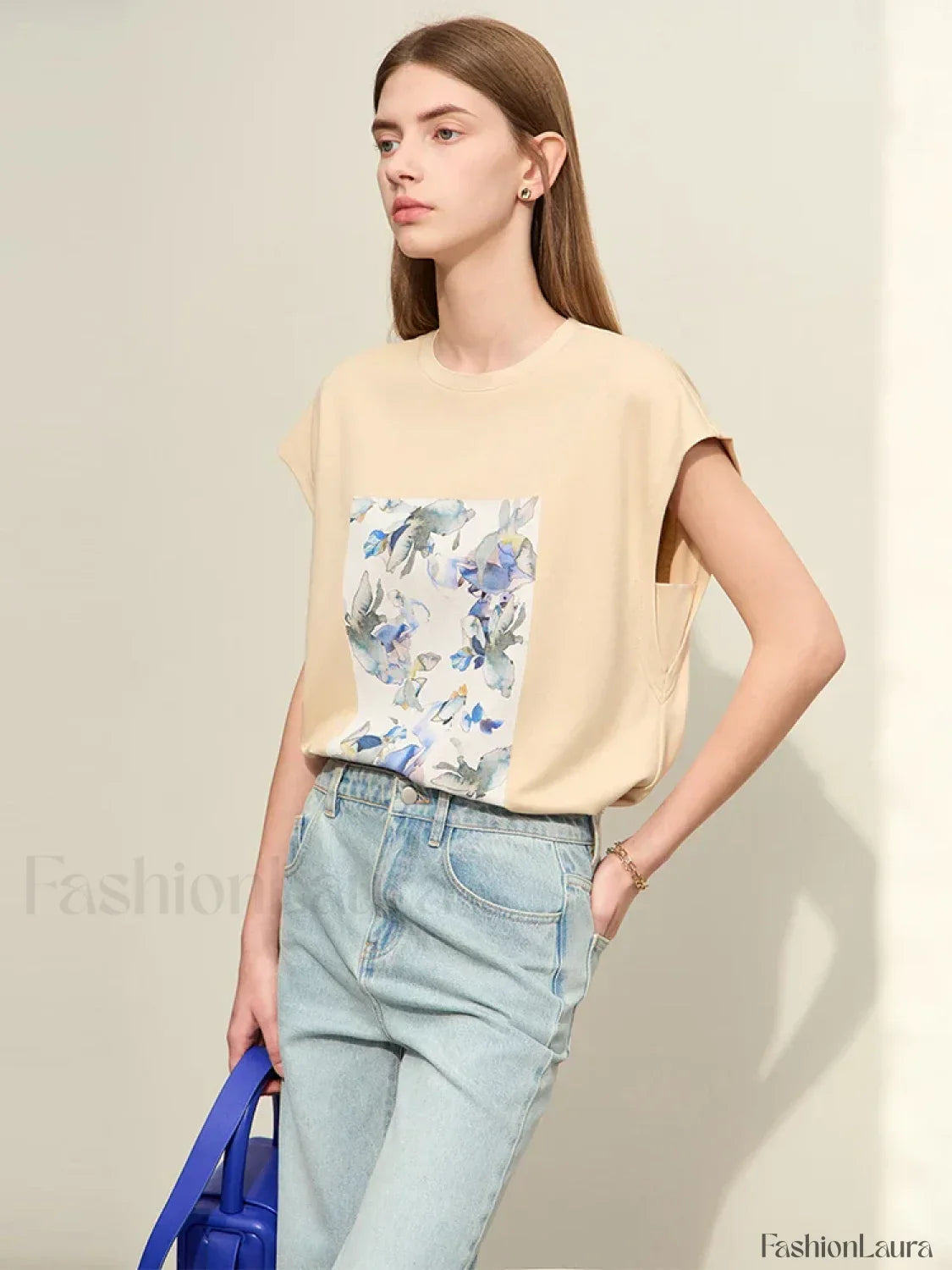 Oil Painting Floral T-Shirt