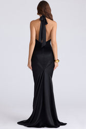 Satin Maxi Dress - View 2