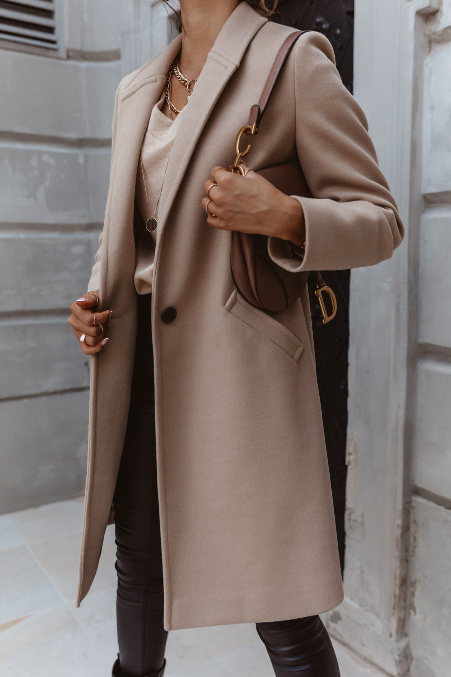 On The List Burgundy Coat