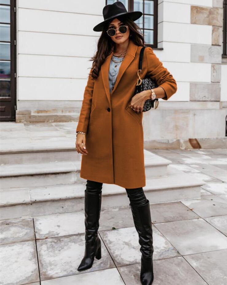 On The List Burgundy Coat