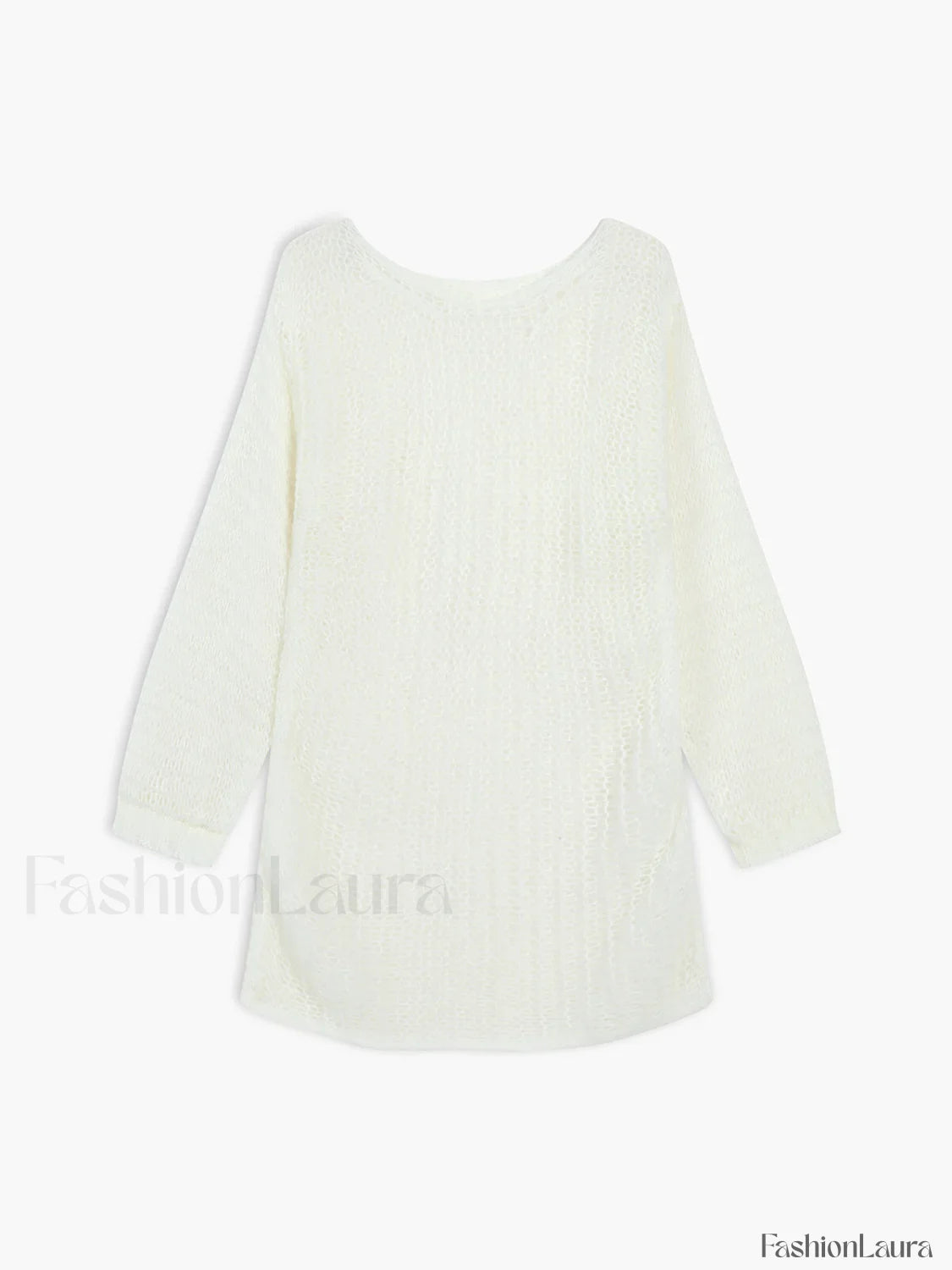 Open Knit Graceful Oversized Sweater