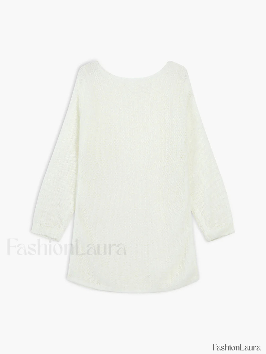 Open Knit Graceful Oversized Sweater