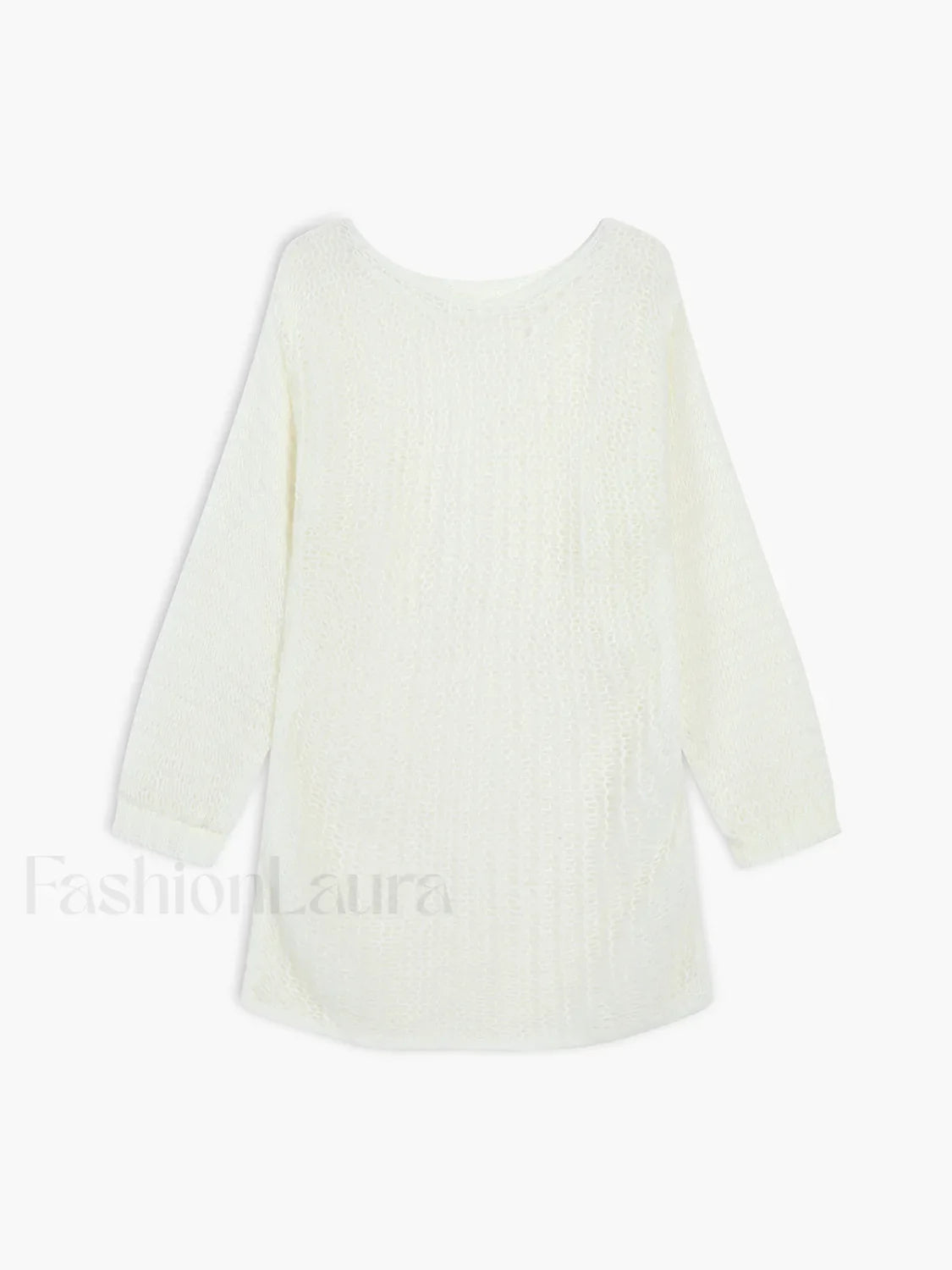 Open Knit Graceful Oversized Sweater
