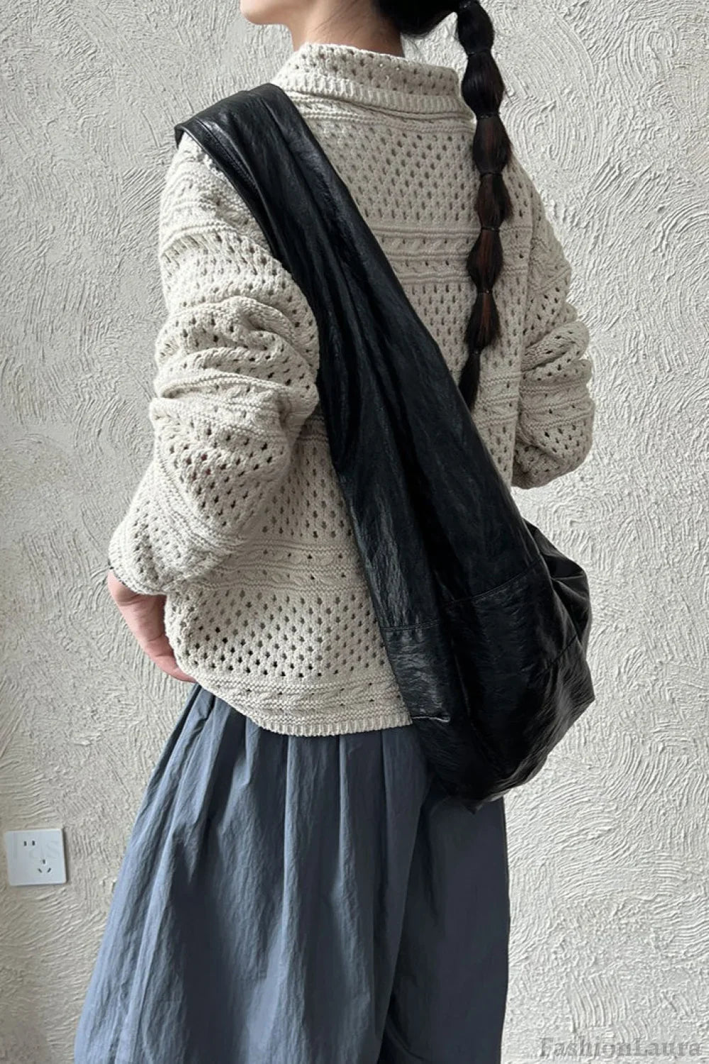 Openwork Knit Cardigan