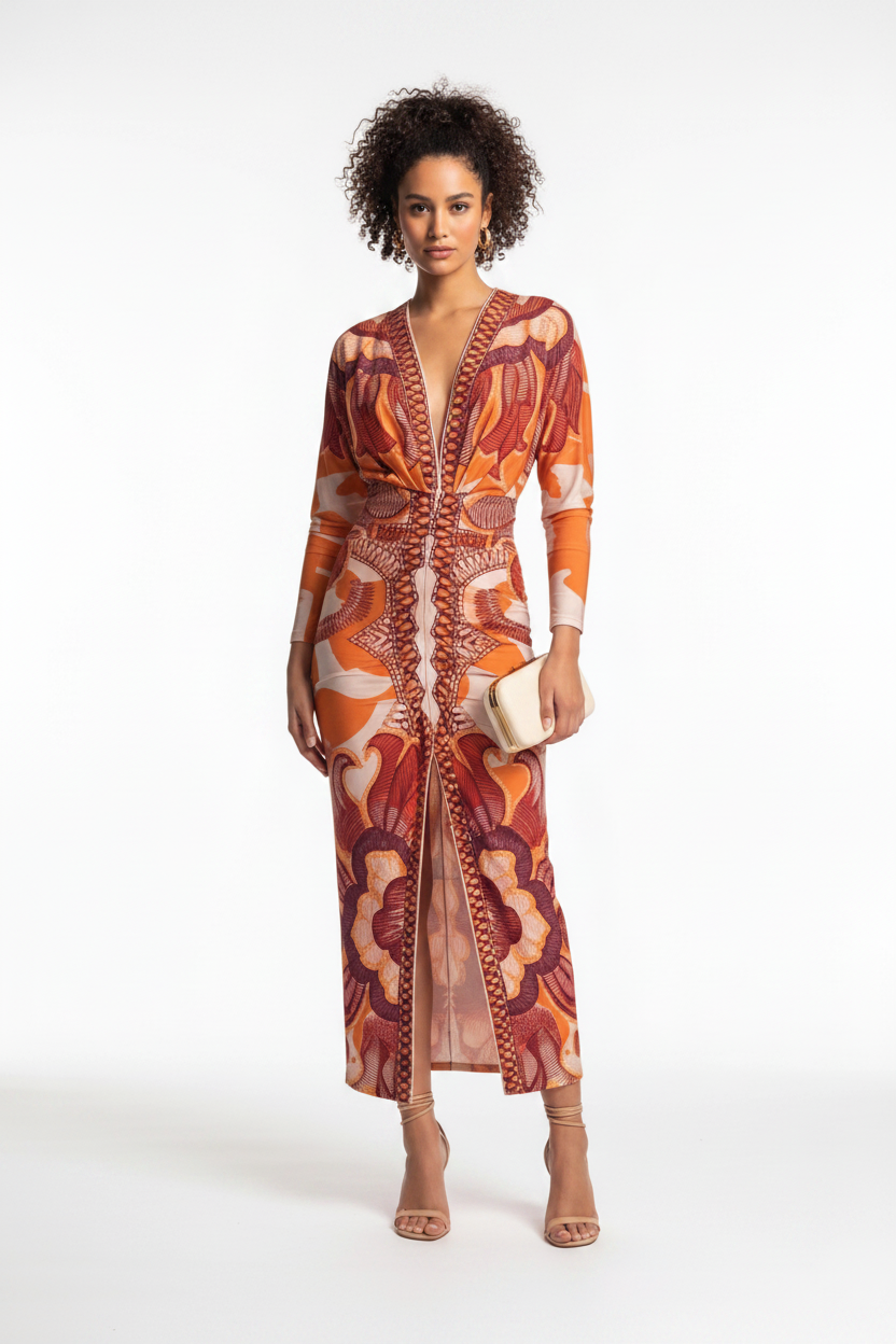 Chic Elegant Bodycon Maxi Dress with Adjustable Straps and Side Slit - Jamota