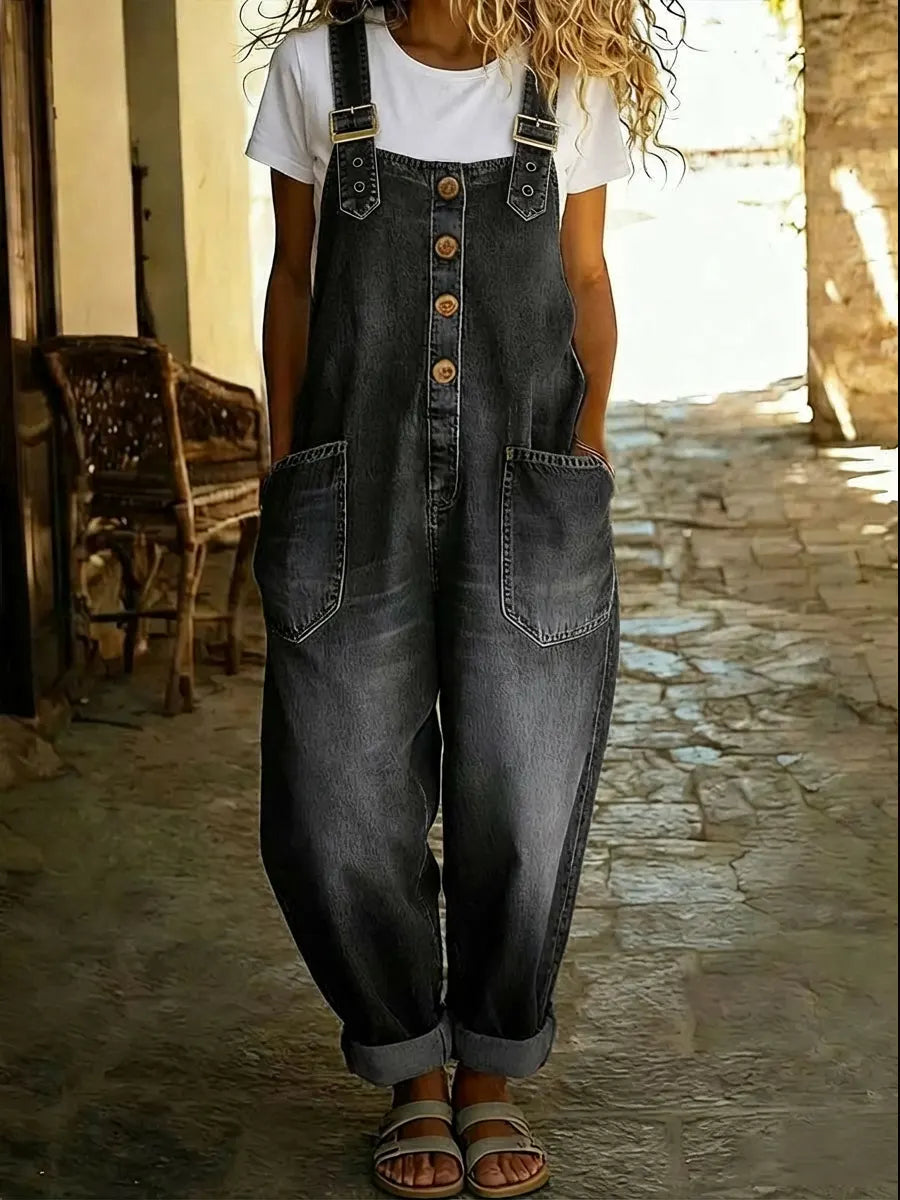 Norvoria™ | Casual Denim Jumpsuit