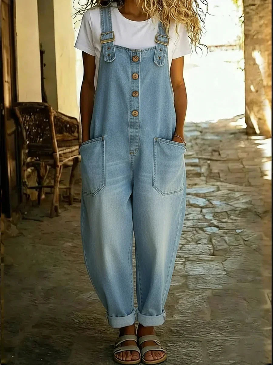 Norvoria™ | Casual Denim Jumpsuit