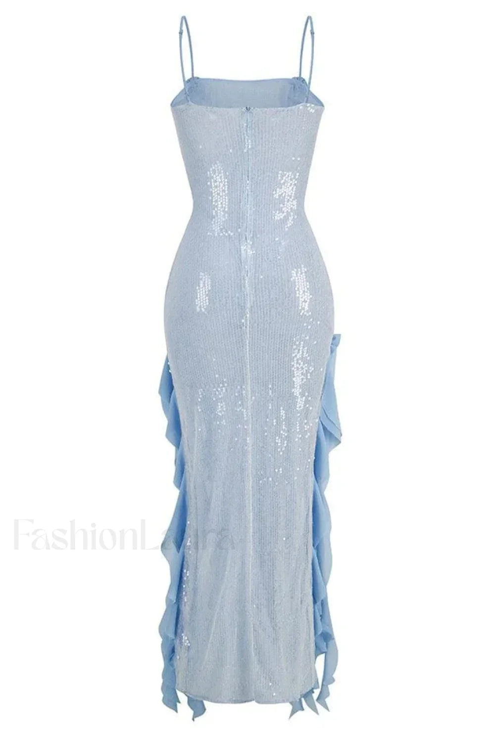 Othniel Sequin Stylish Embellished Ruffle Dress