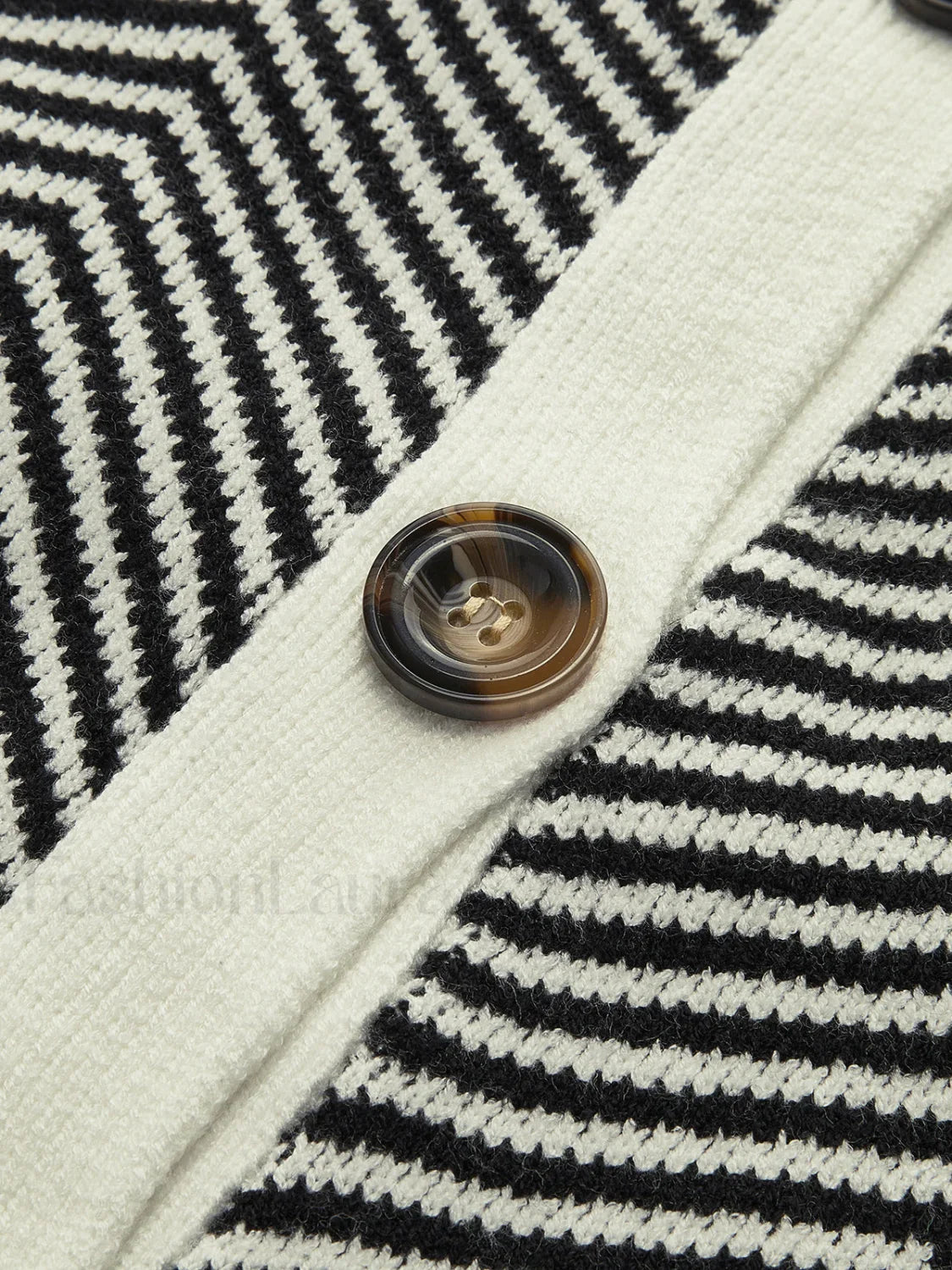 Oversized Herringbone Cardigan