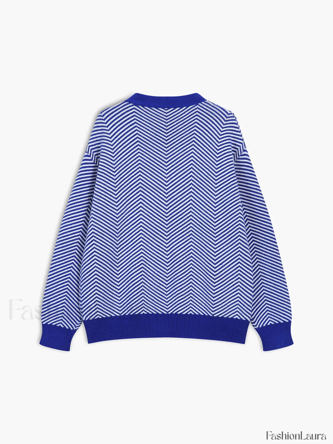 Oversized Herringbone Cardigan