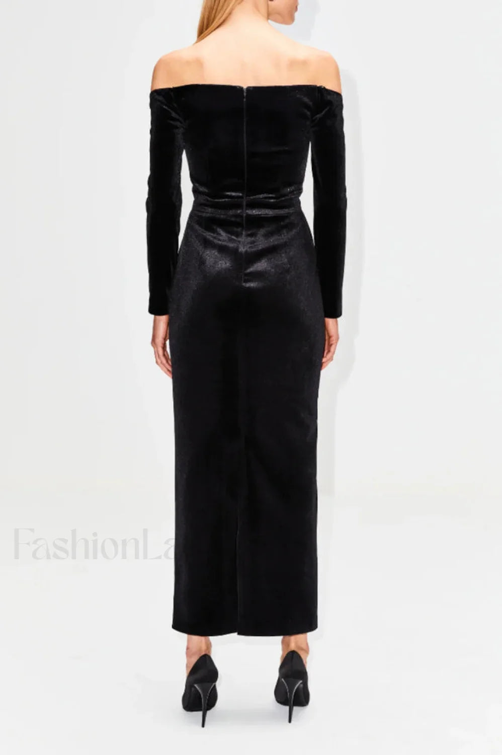 Palma Strapless Stylish Velvet Dress