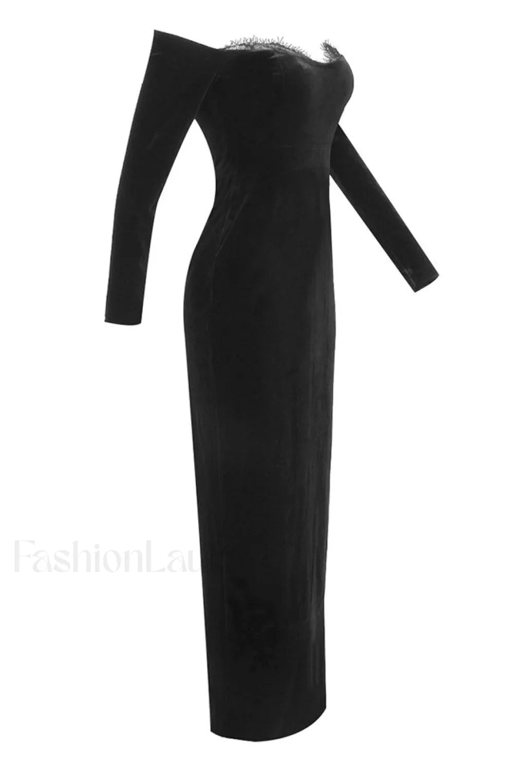 Palma Strapless Stylish Velvet Dress