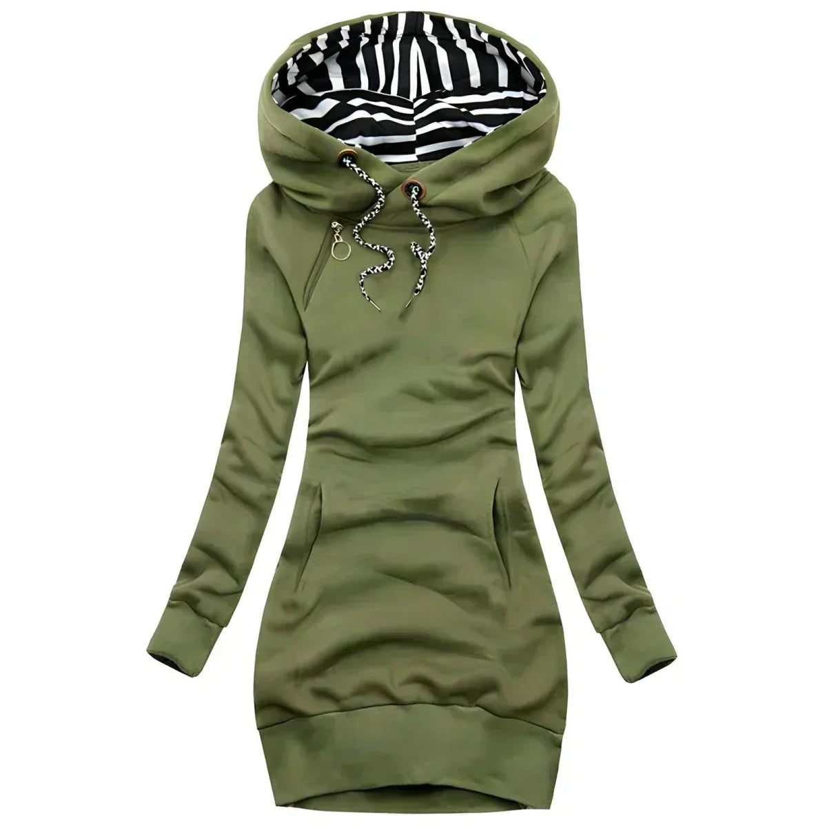 Blythe - Cosy Jumper Dress Green