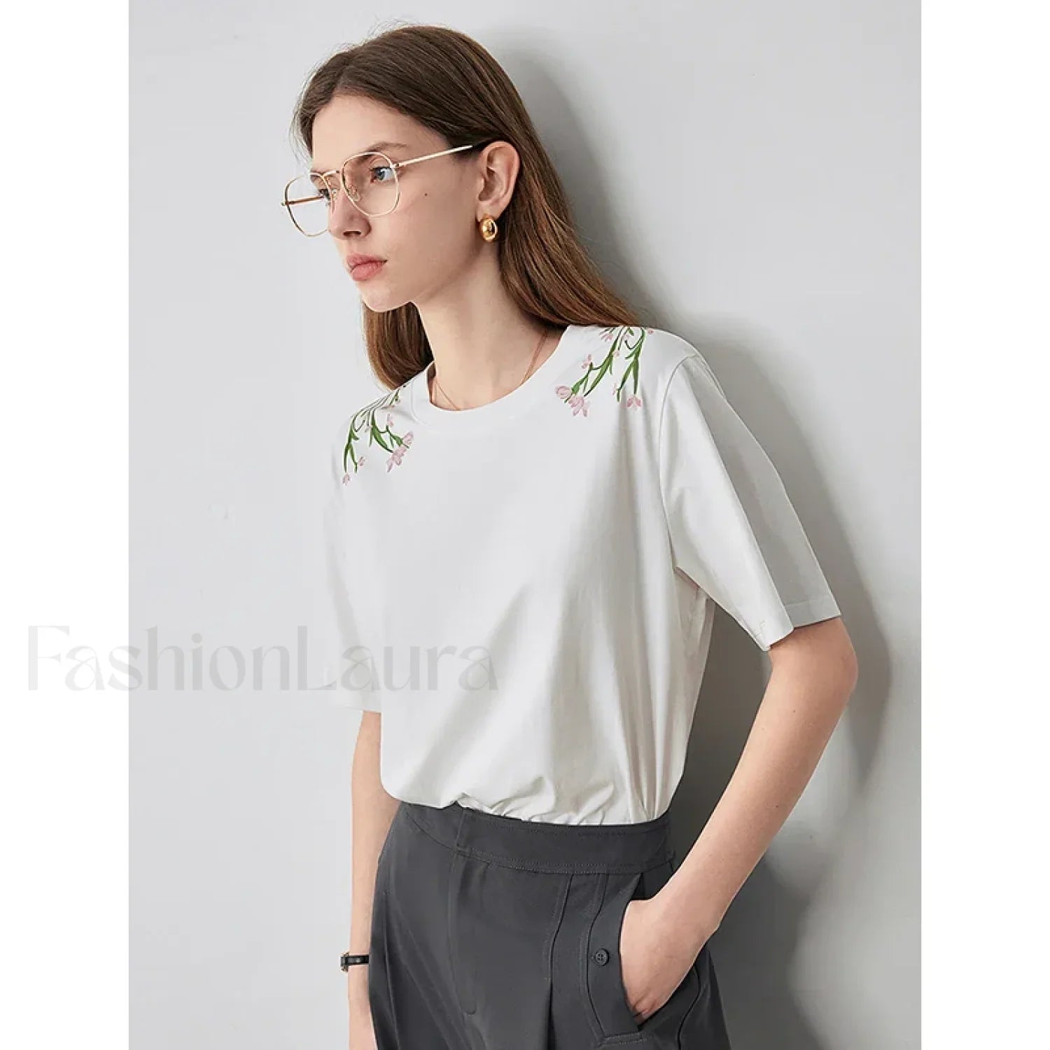 Pastoral Cool Sensation Antibacterial T-Shirt