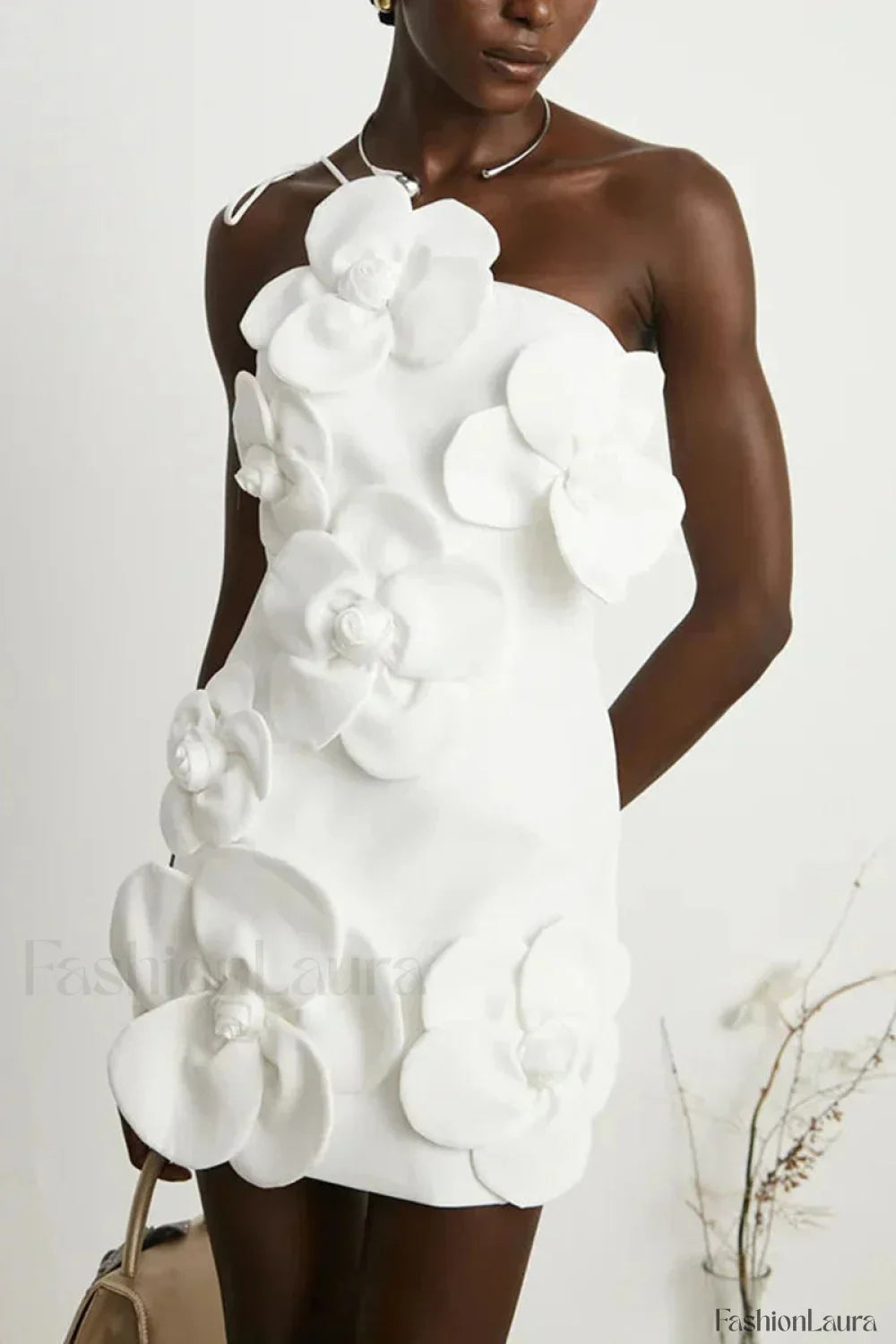 Patchwork Applique Boho Dress