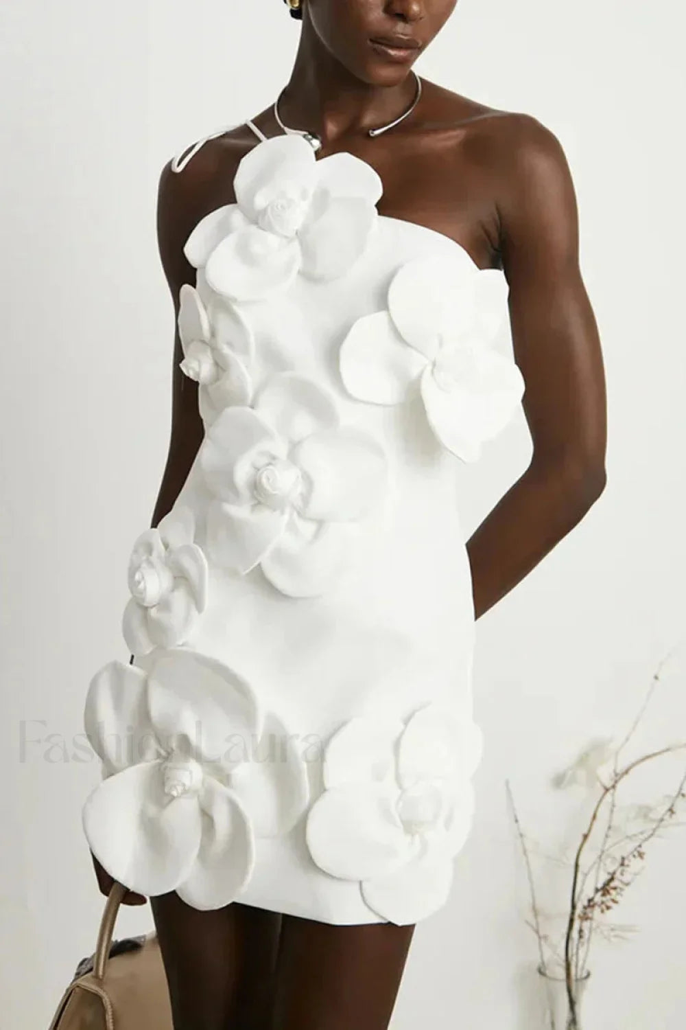 Patchwork Applique Boho Dress