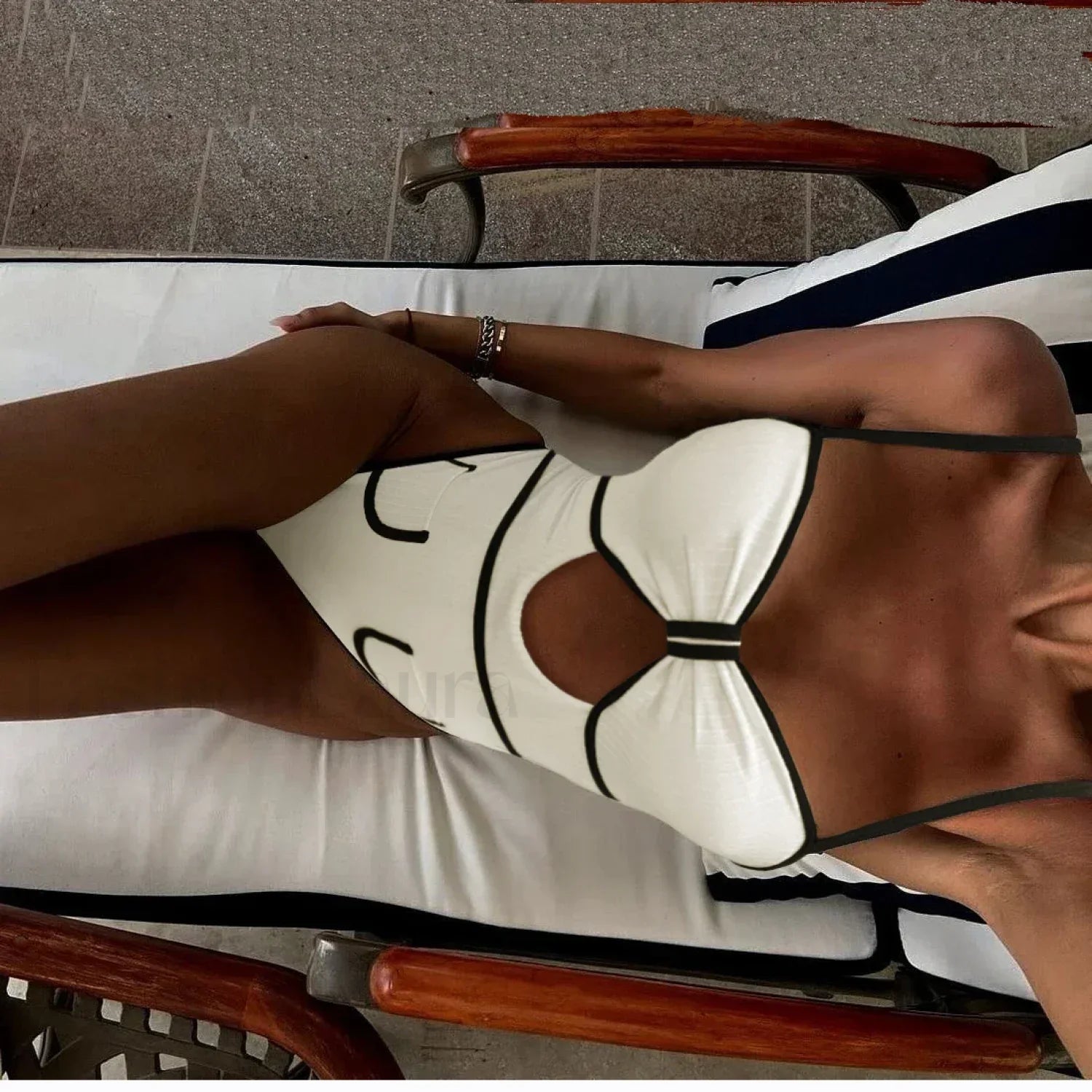 Patchwork With Cover Up One Piece