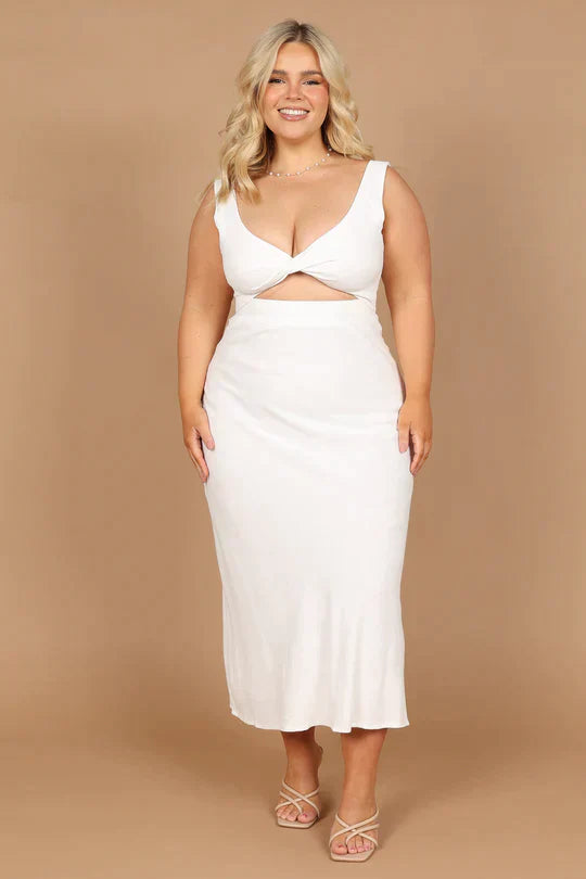 Galla Midi Dress in a Wrap Style for Women Easygoing Daywear