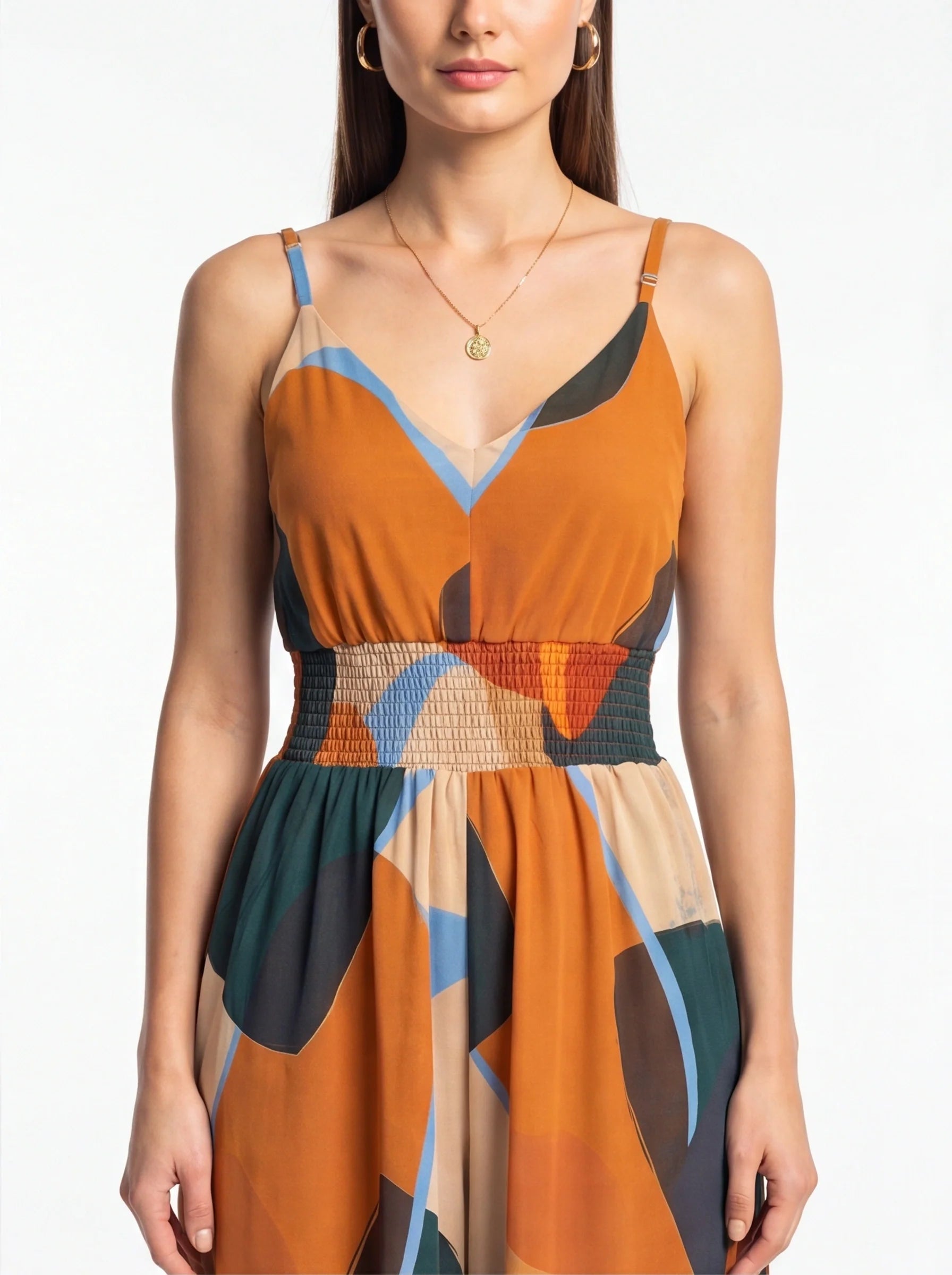 Ava Lightweight Backless Wide-Leg Jumpsuit with Pockets