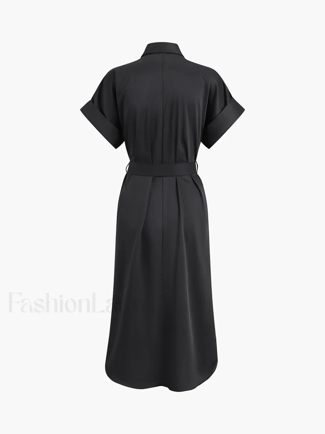 Polo Pockets Graceful Tied Midi Dress