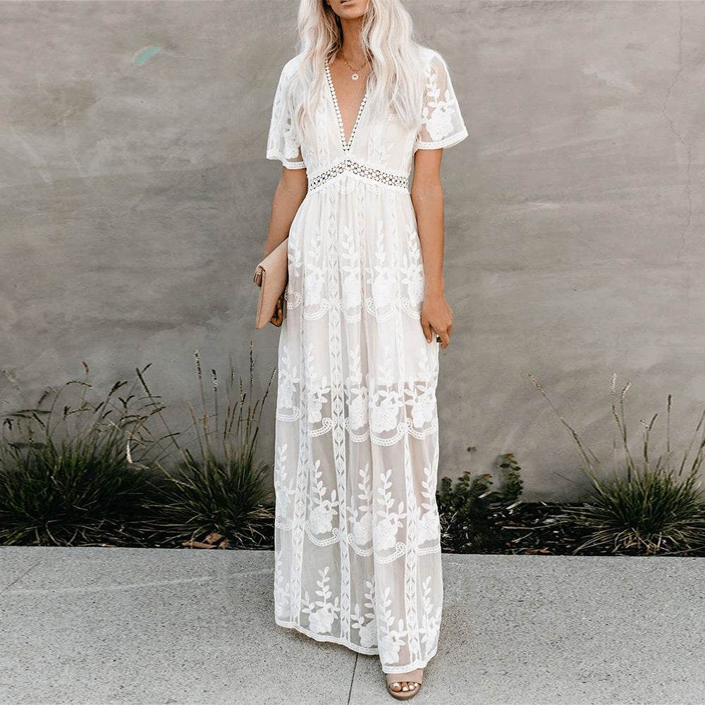Molly Aesthetic Long Dress Flowing and Breathable Statement Occasion Edit