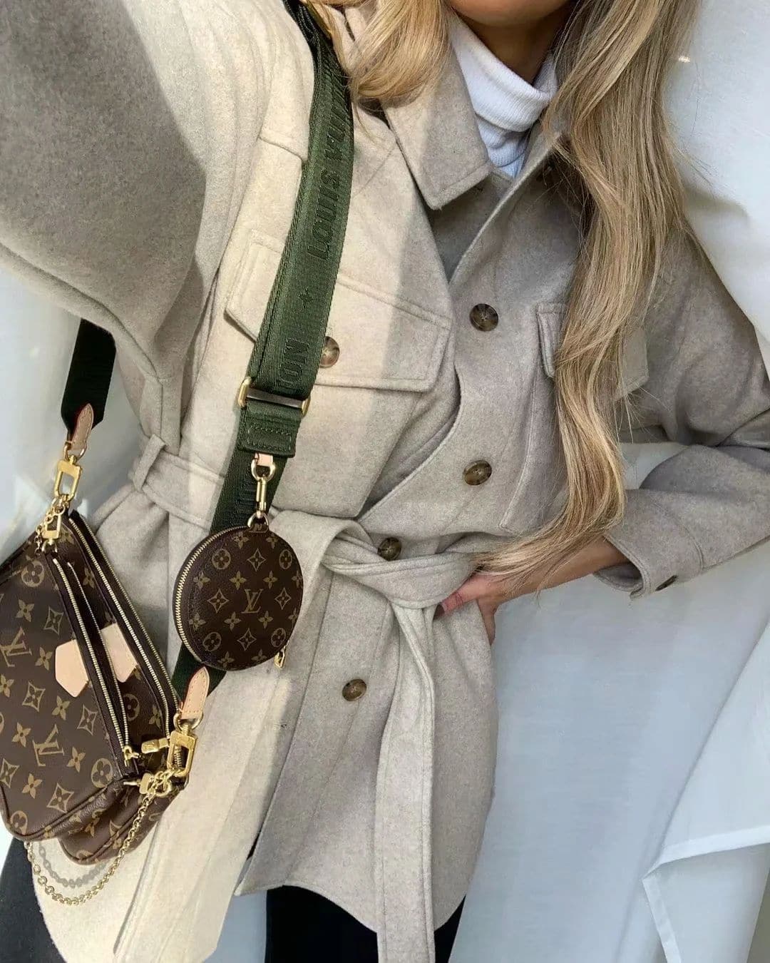 Long Sleeves Belted Warm Thicken Casual Coats