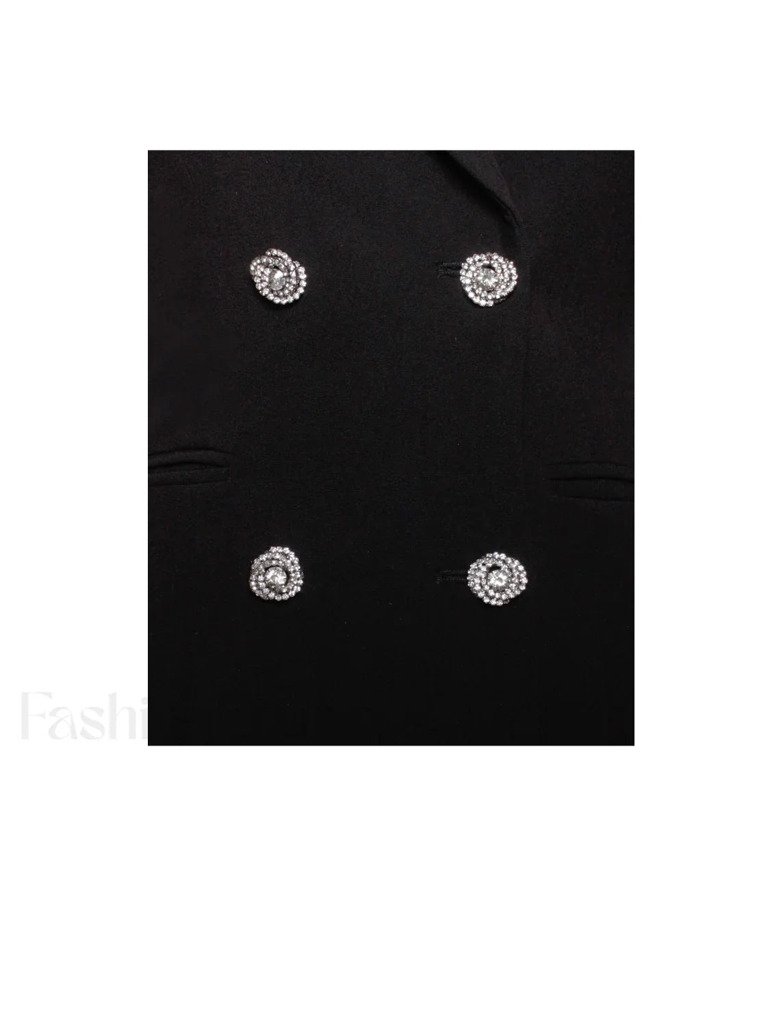 Quilla Black Feather Crystal Graceful Sleeve Backless Blazer Dress