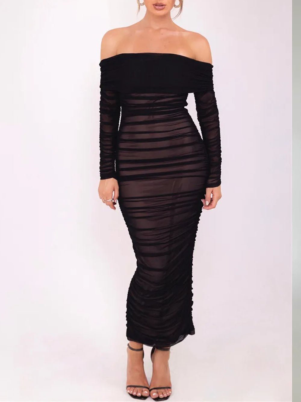 Reagan Off Shoulder Maxi Dress